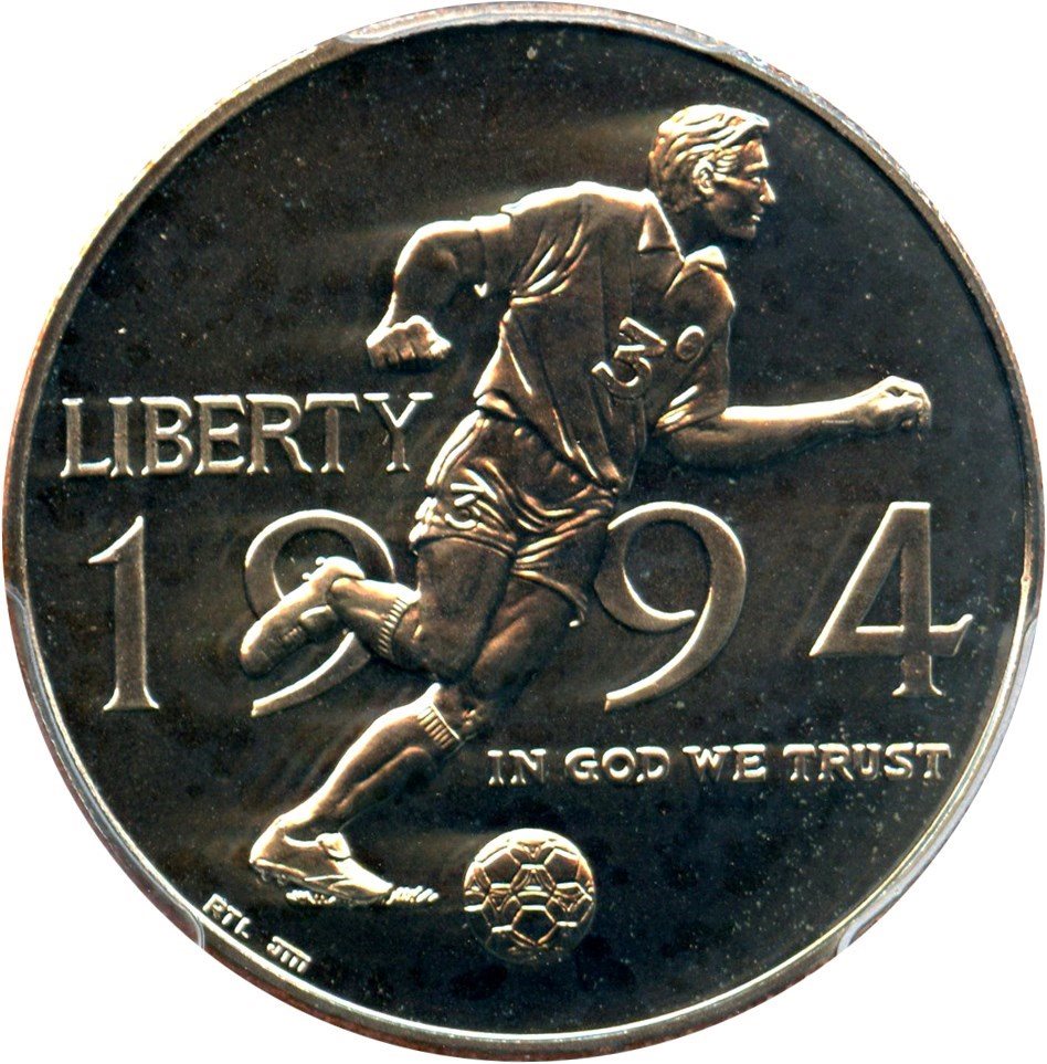 1994 D 50C World Cup Commemorative PCGS MS69