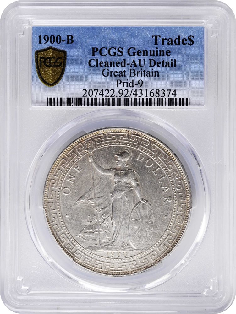 GREAT BRITAIN. Trade Dollar, 1900-B. Bombay Mint. PCGS Genuine