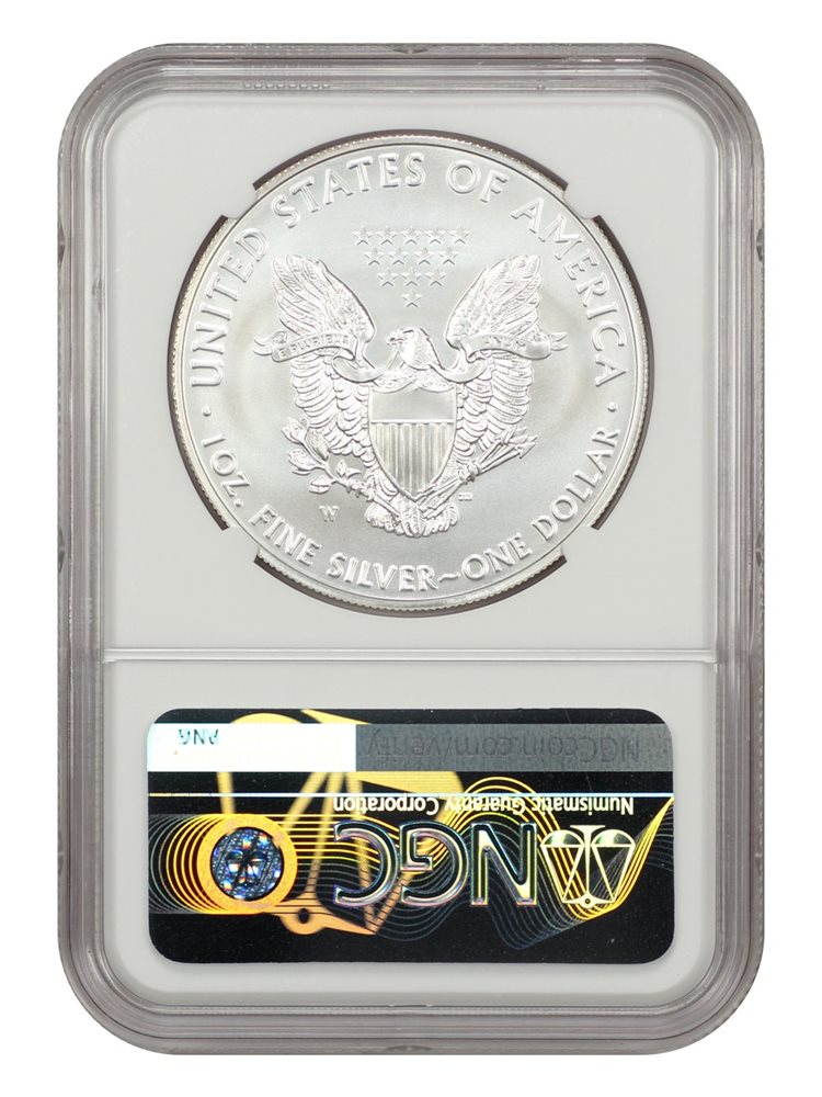 2020-W Silver Eagle $1 NGC MS70 (Burnished), MS70 - PCGS Auction