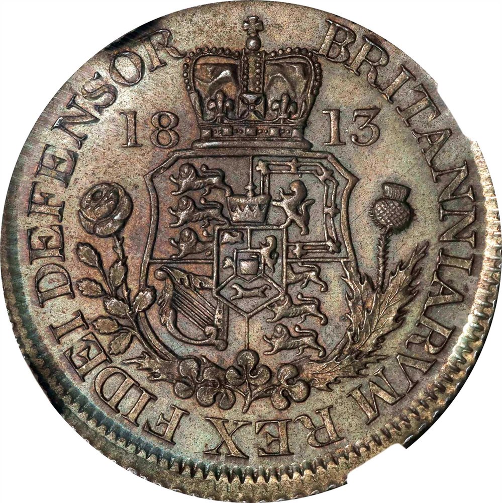 GREAT BRITAIN. Copper Guinea Pattern, 1813. London Mint. George