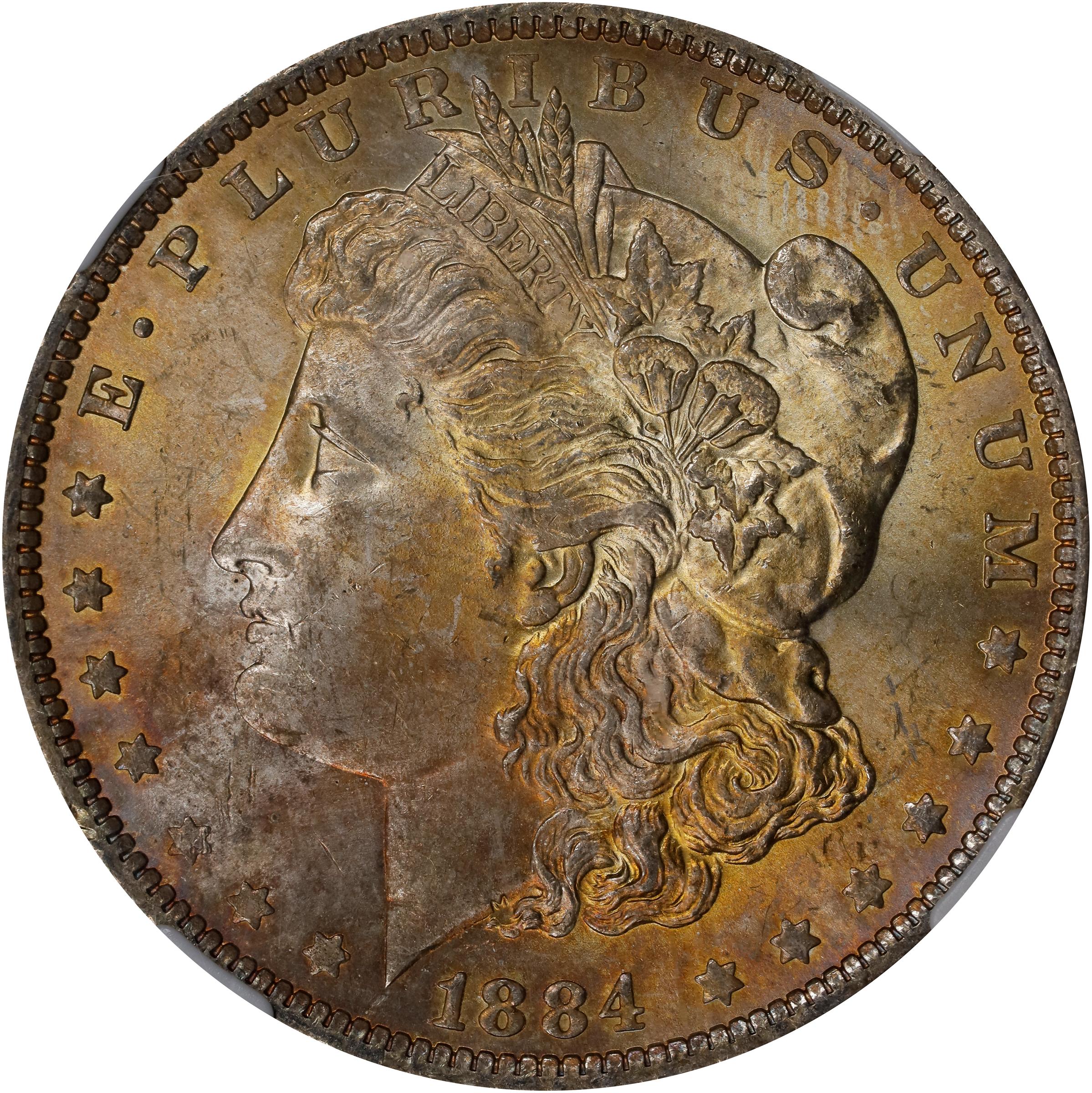 1884-O Morgan Silver Dollar. MS-63 (NGC)., MS63 - PCGS Auction Prices