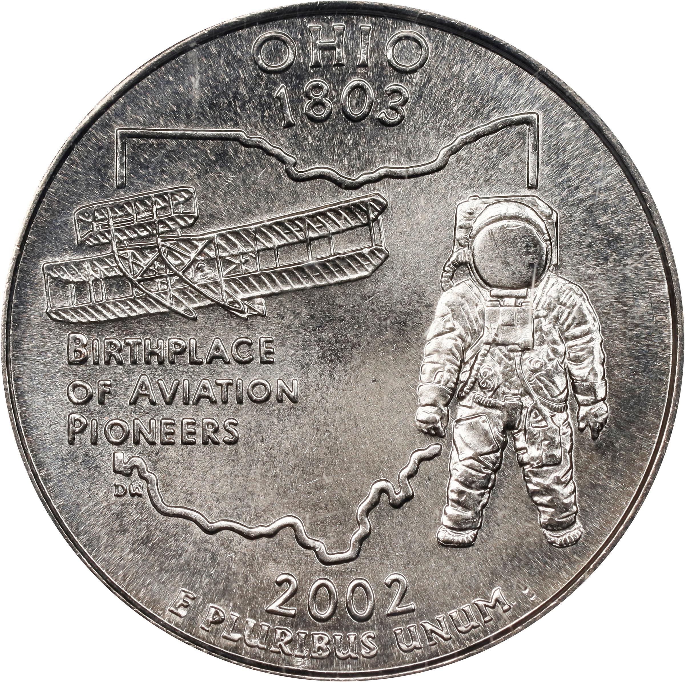 2002 State Quarter. Ohio. MS-69 (PCGS)., MS69 - PCGS Auction Prices