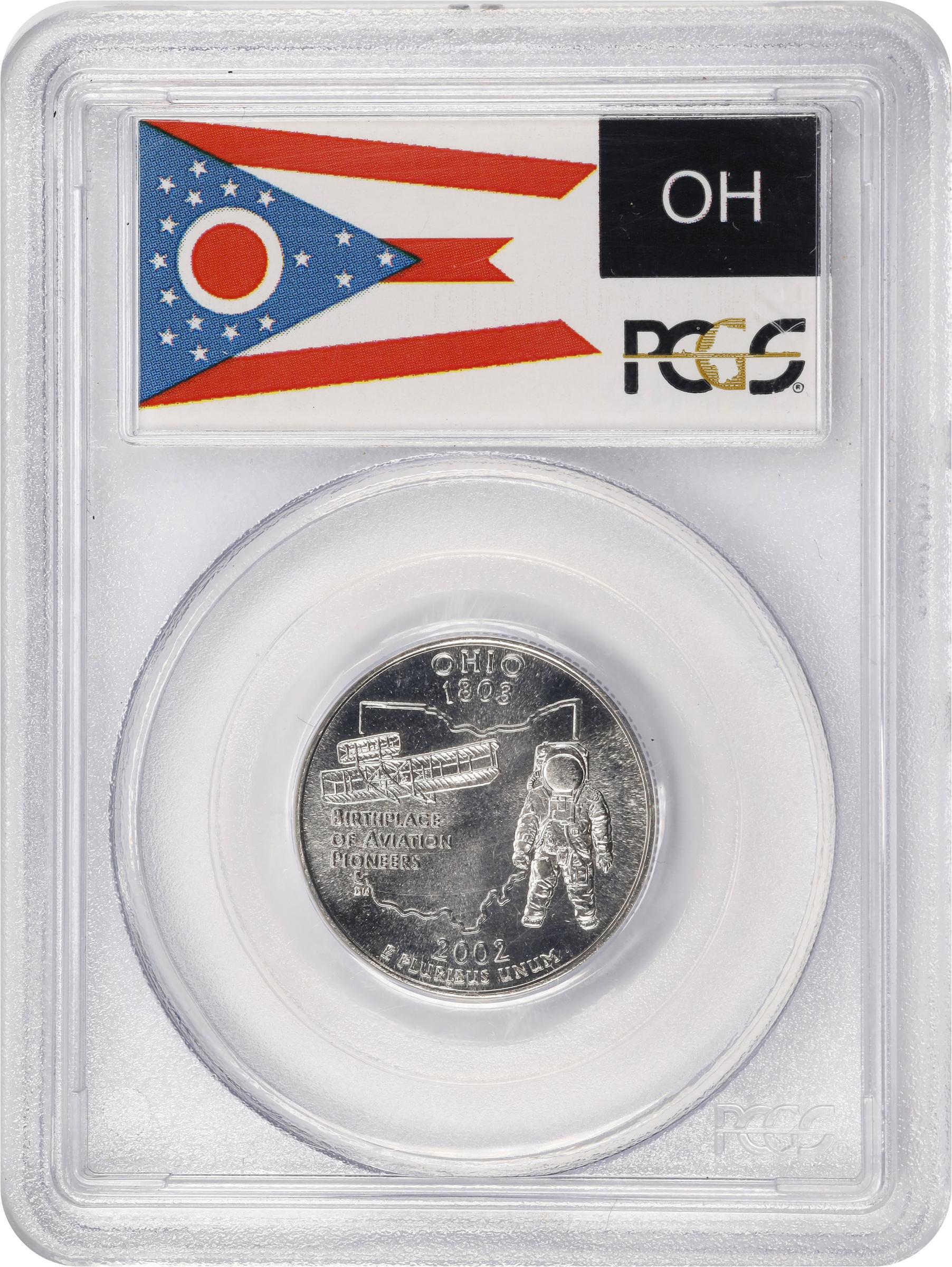 2002 State Quarter. Ohio. MS-69 (PCGS)., MS69 - PCGS Auction Prices
