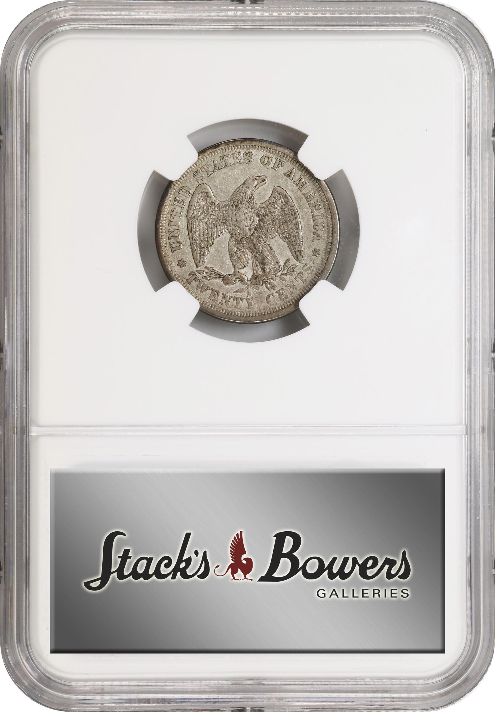 1875-S Twenty-Cent Piece. AU-55 (NGC)., AU55 - PCGS Auction Prices