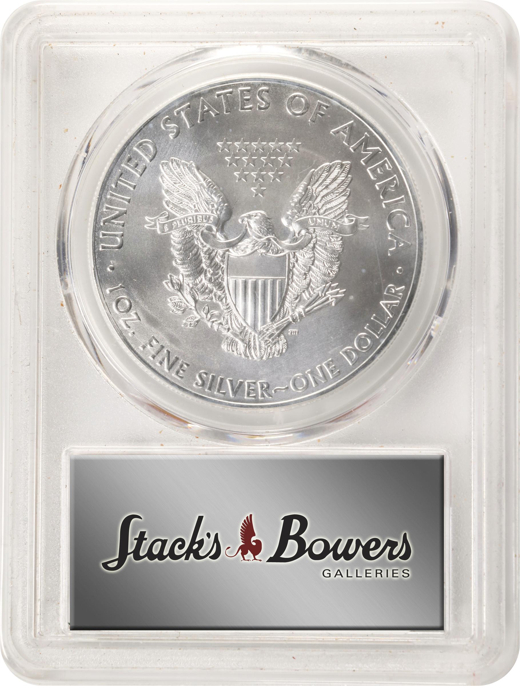 2015-(P) Silver Eagle. MS-70 (PCGS)., MS70 - PCGS Auction Prices