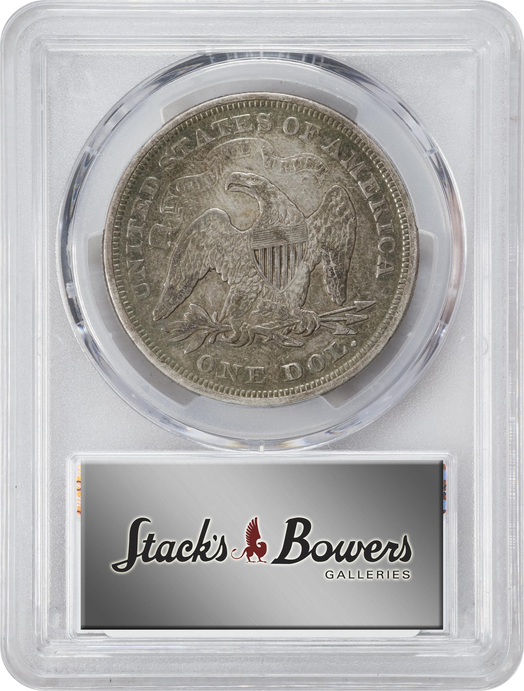 1871 Liberty Seated Silver Dollar. VF-25 (PCGS)., VF25 - PCGS
