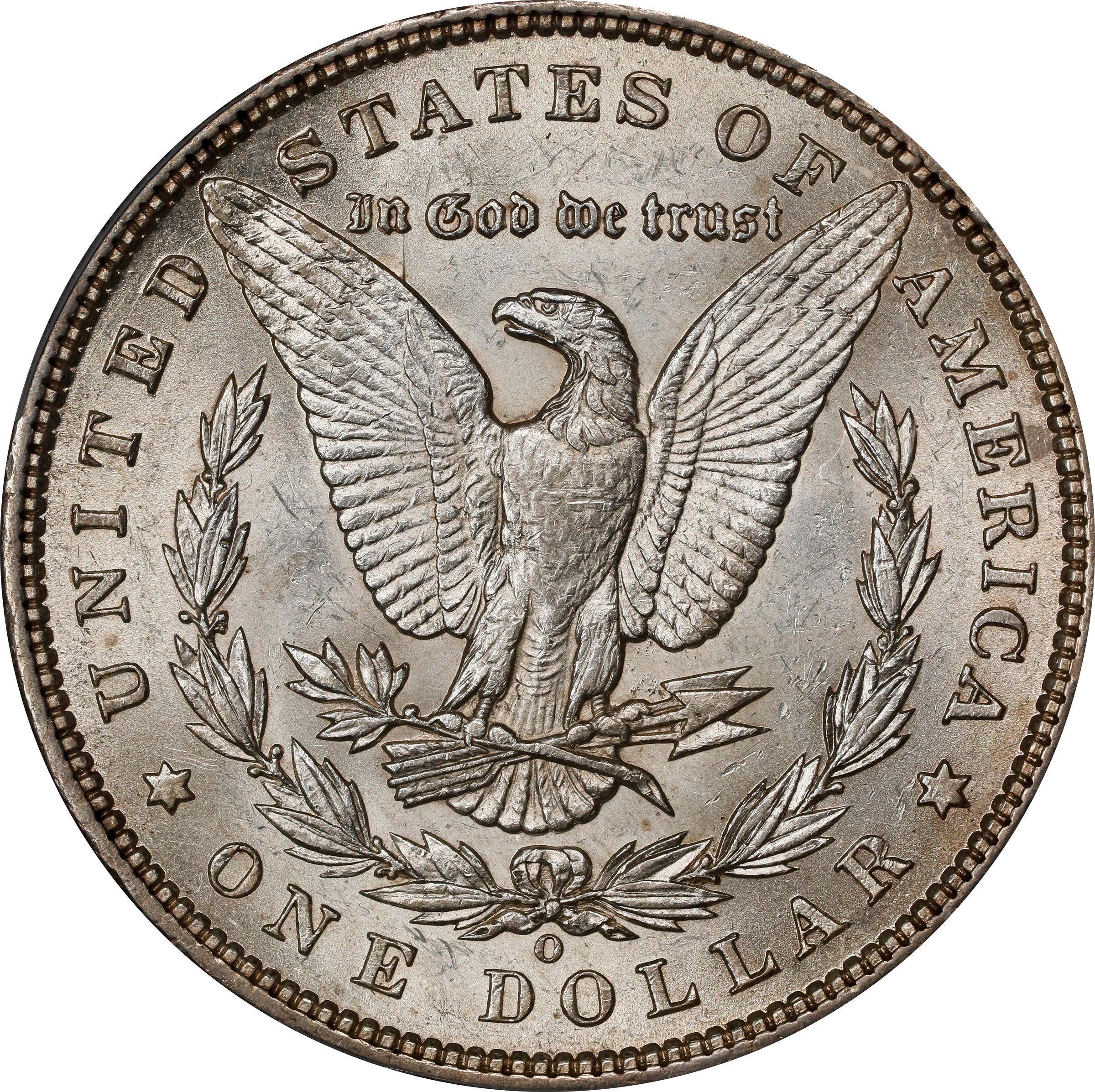 1893-O Morgan Silver Dollar. AU-55 (PCGS)., AU55 - PCGS Auction Prices