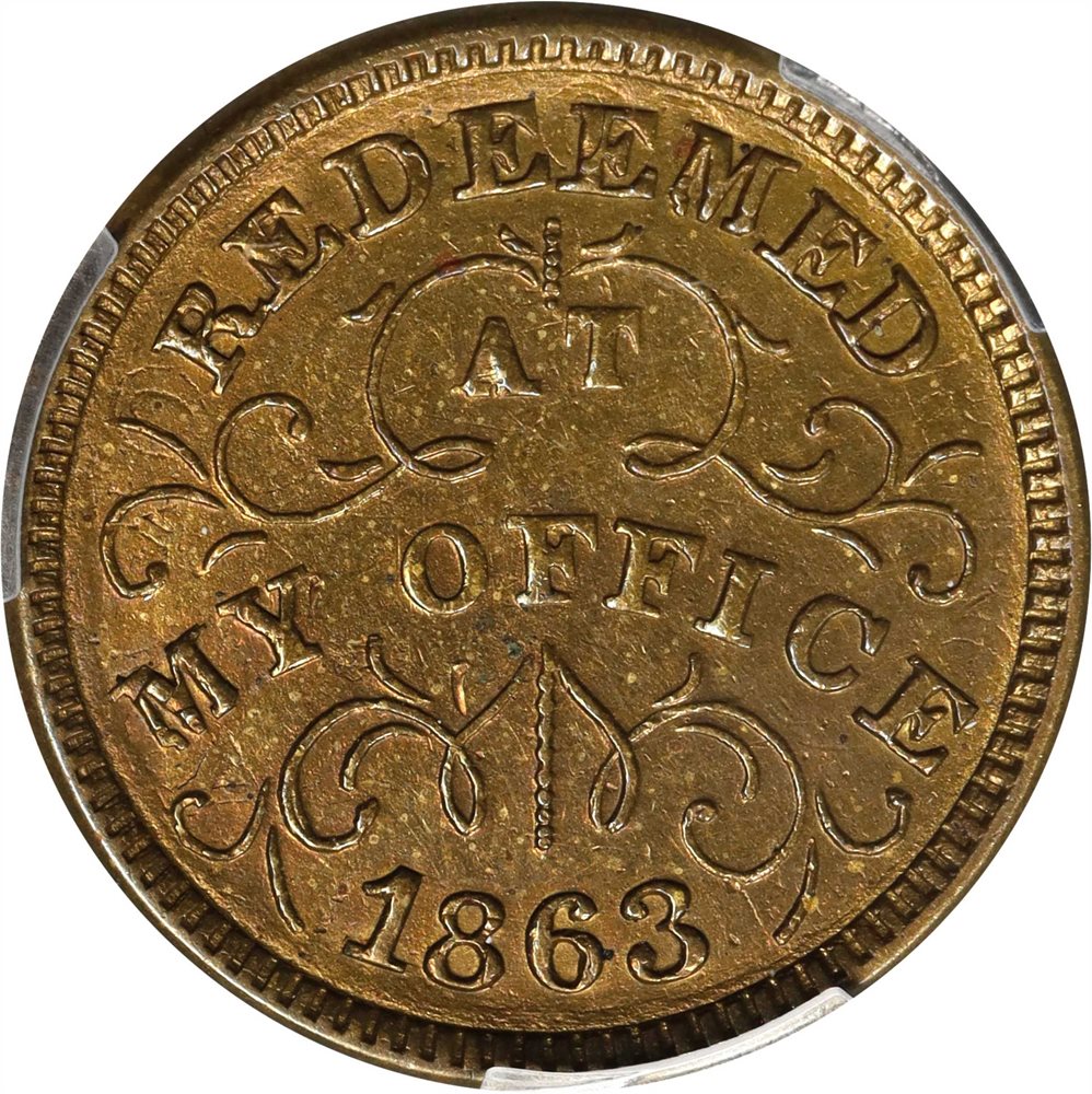 New York--Troy. 1863 Oliver Boutwell. Fuld-890B-9bo. Rarity-8