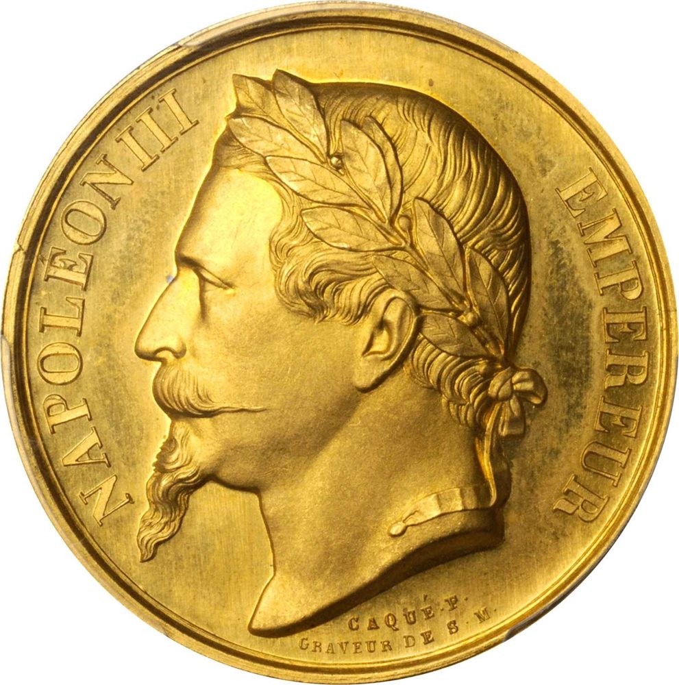 FRANCE. Laval. Agricultural Competition Gold Medal, 1862. Paris