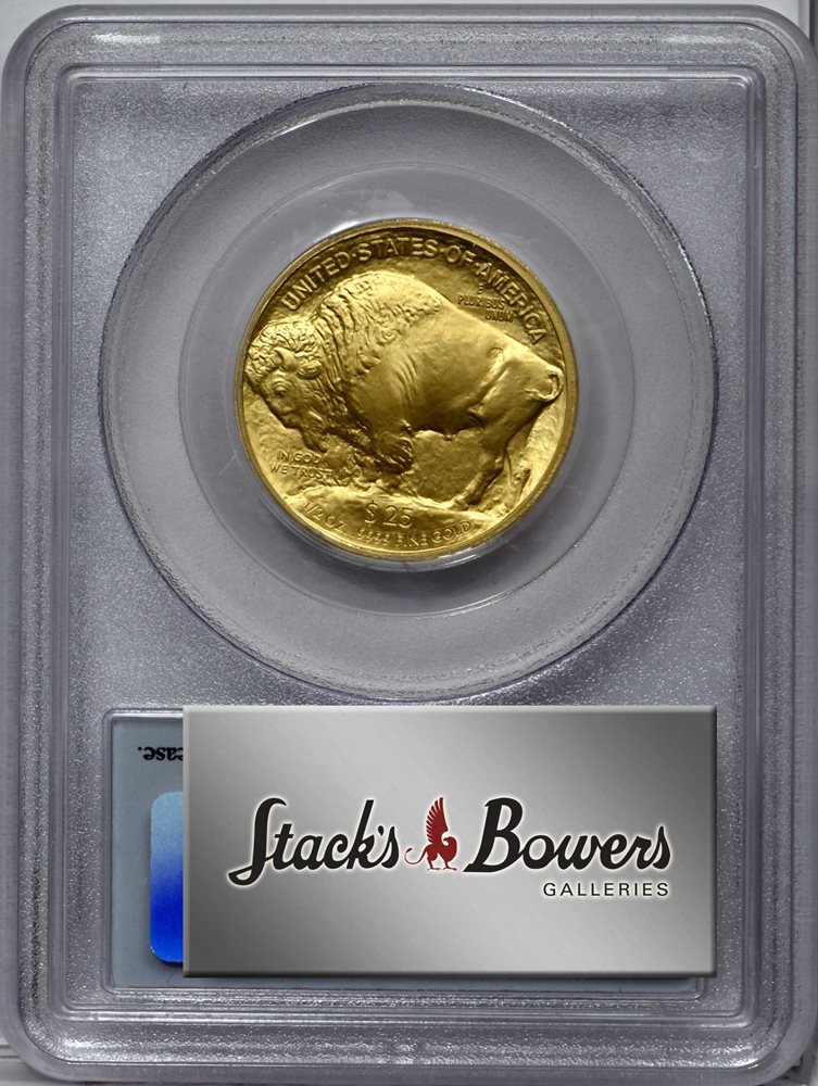 2008-W Half-Ounce Gold Buffalo. First Strike. MS-69 (PCGS)., SP69