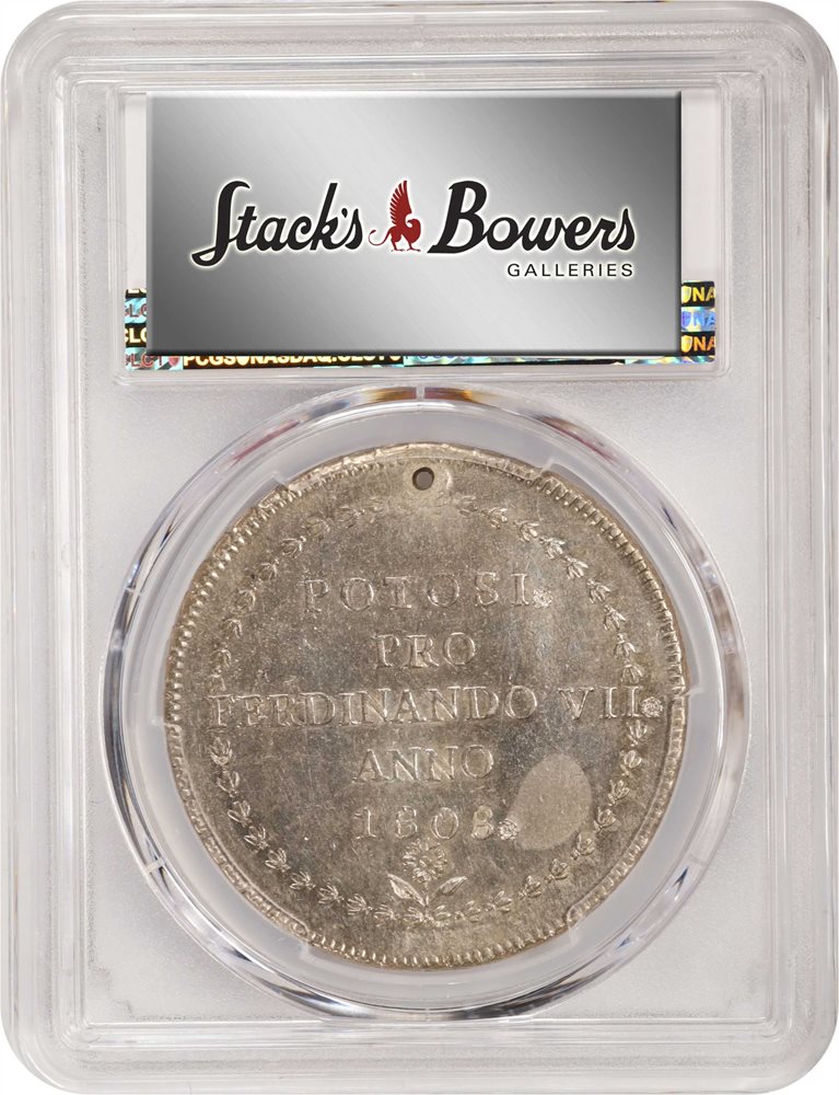 海外警察 ボリビア国家警察 記念品 BOLIVIA. 8 Reales, 1808. Potosi Mint. Ferdinand VII. PCGS