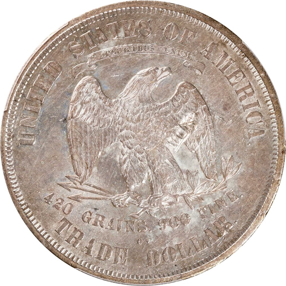 UNITED STATES OF AMERICA. Trade Dollar, 1874-CC. Carson City Mint
