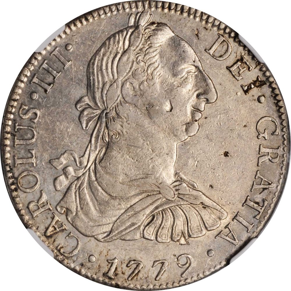 MEXICO. 8 Reales, 1779-Mo FF. Mexico City Mint. Charles III. NGC