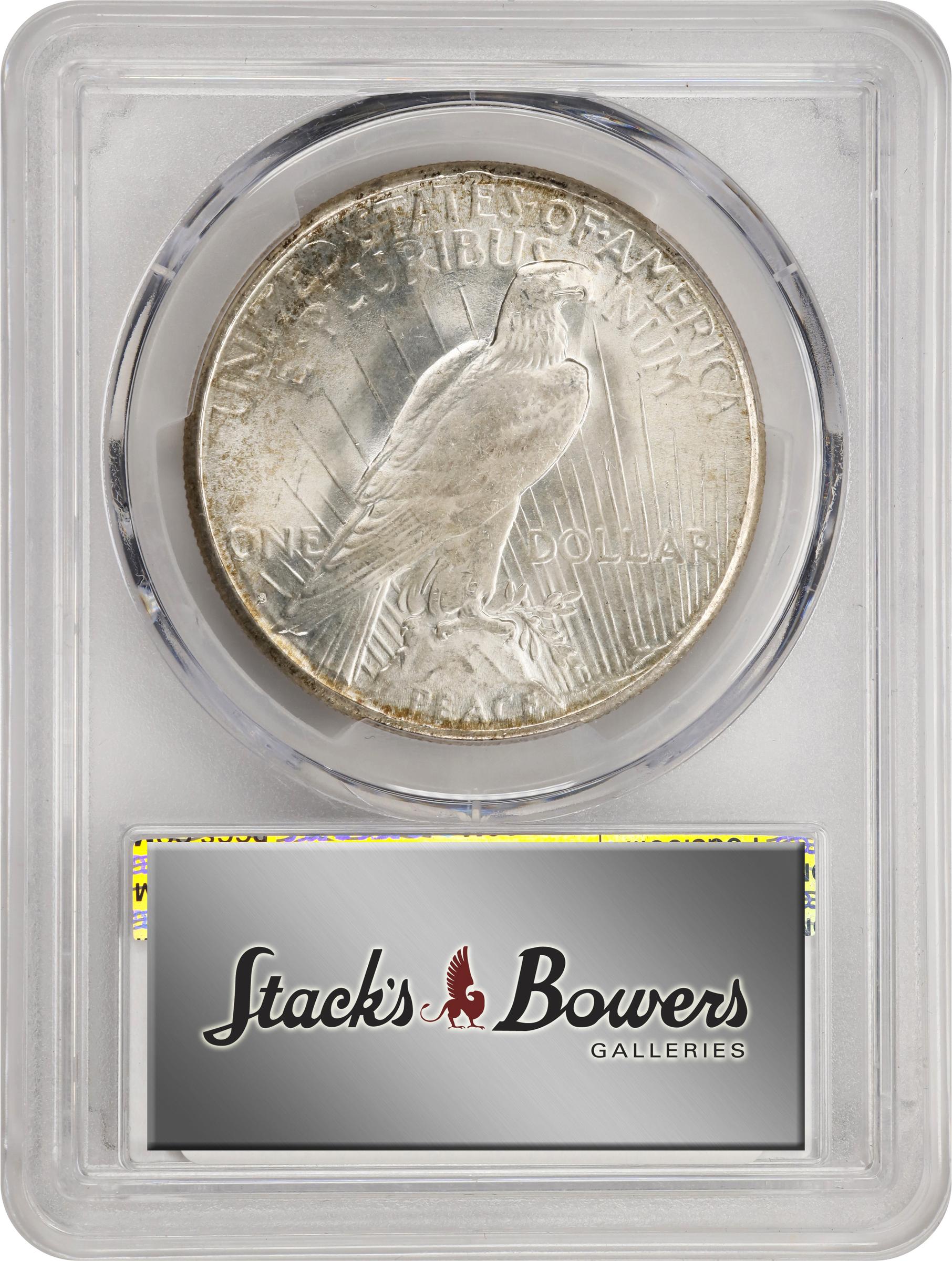 1922-S Peace Silver Dollar. MS-66 (PCGS). CMQ., MS66 - PCGS