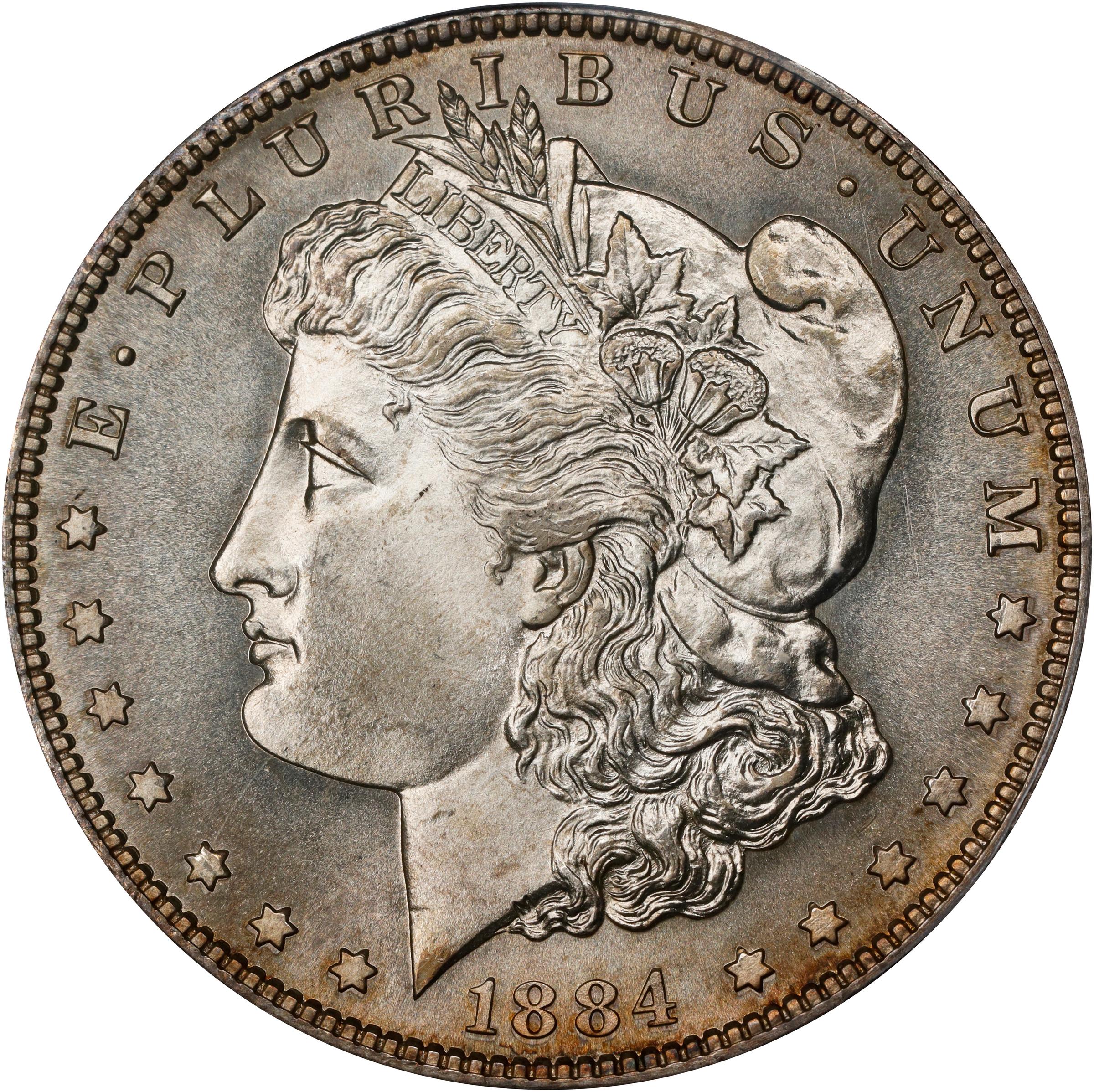 1884年 MORGAN SILVER DOLLAR アメリカPCGS MS63 1883年 MORGAN SILVER DOLLAR アメリカPCGS MS63 - メルカリ