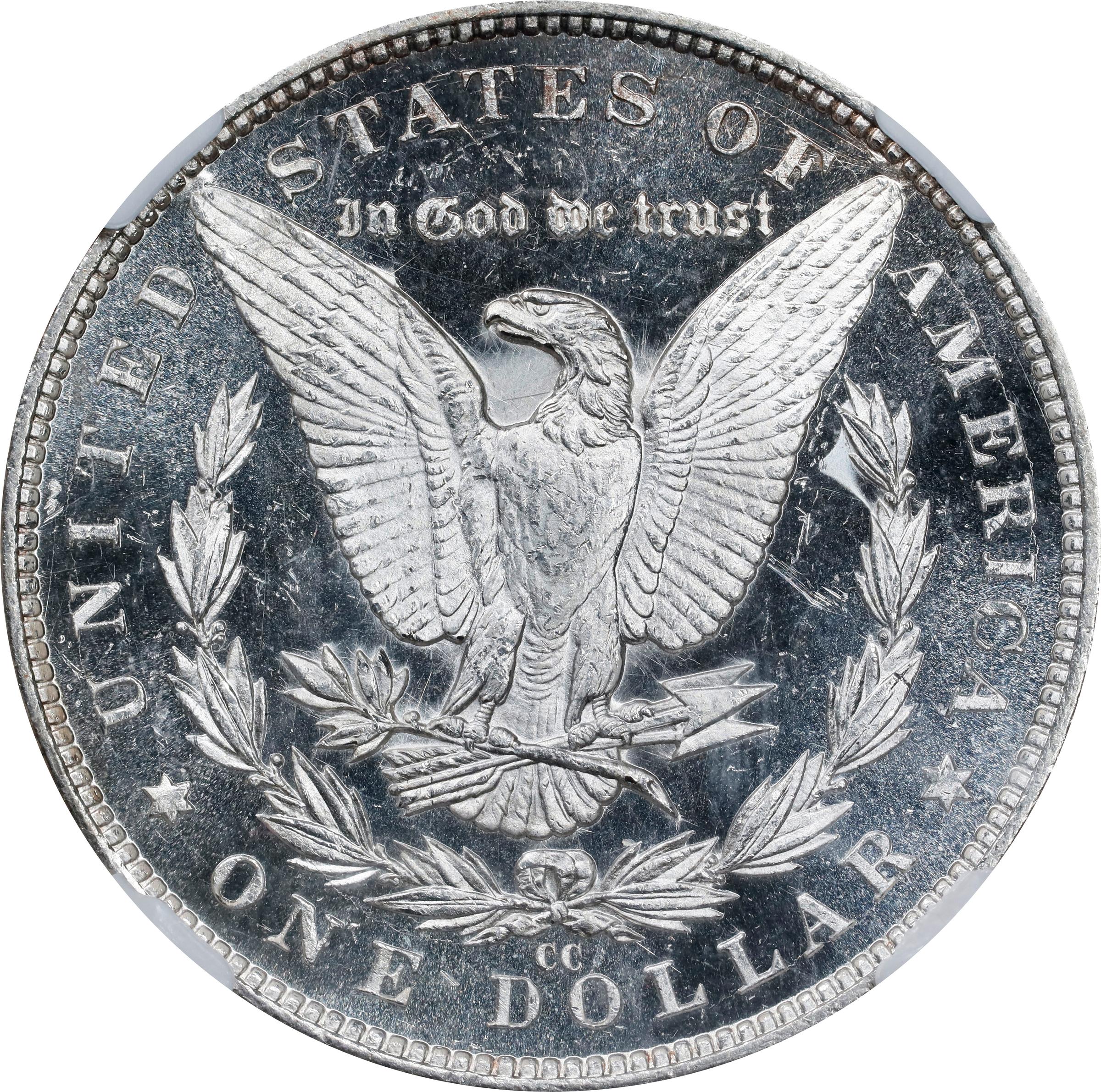 1883-CC Morgan Silver Dollar. MS-63 DPL (NGC). CAC., MS63DMPL