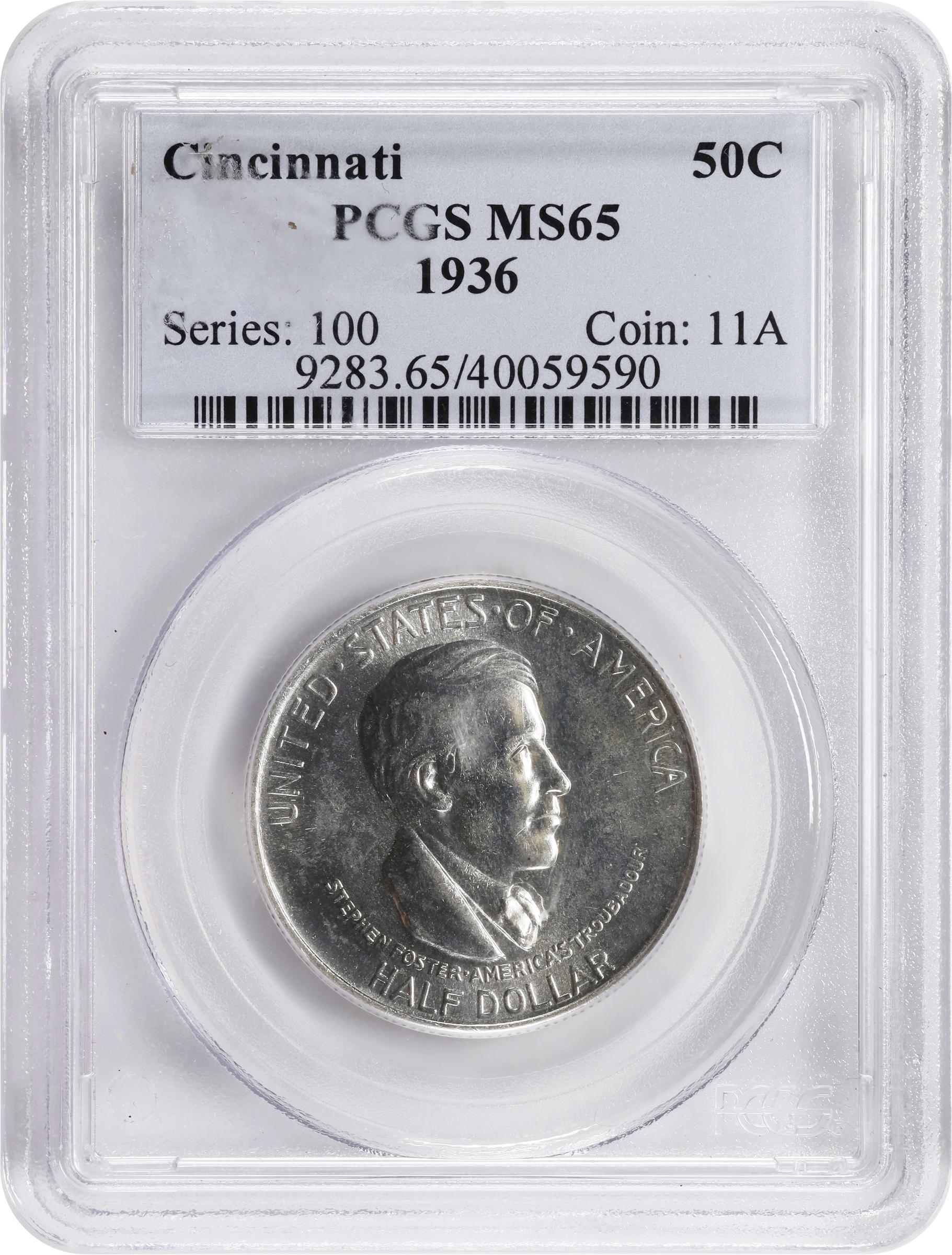 1936 Cincinnati Music Center. MS-65 (PCGS)., MS65 - PCGS Auction