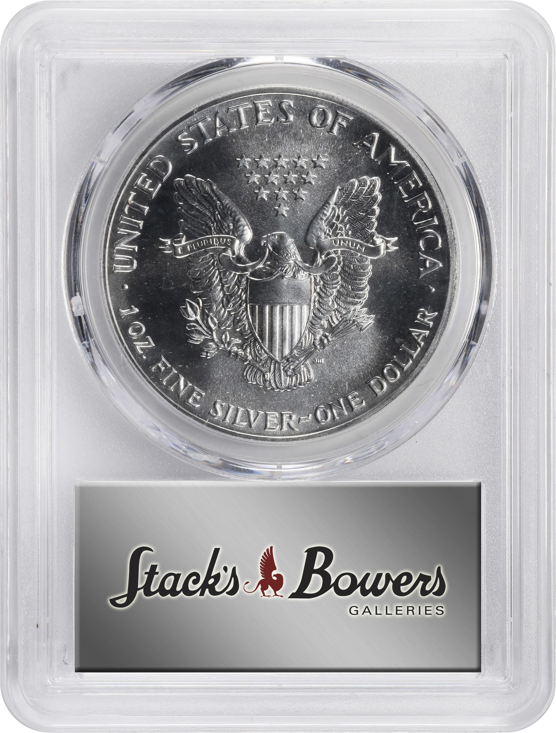 1989 Silver Eagle. MS-70 (PCGS)., MS70 - PCGS Auction Prices