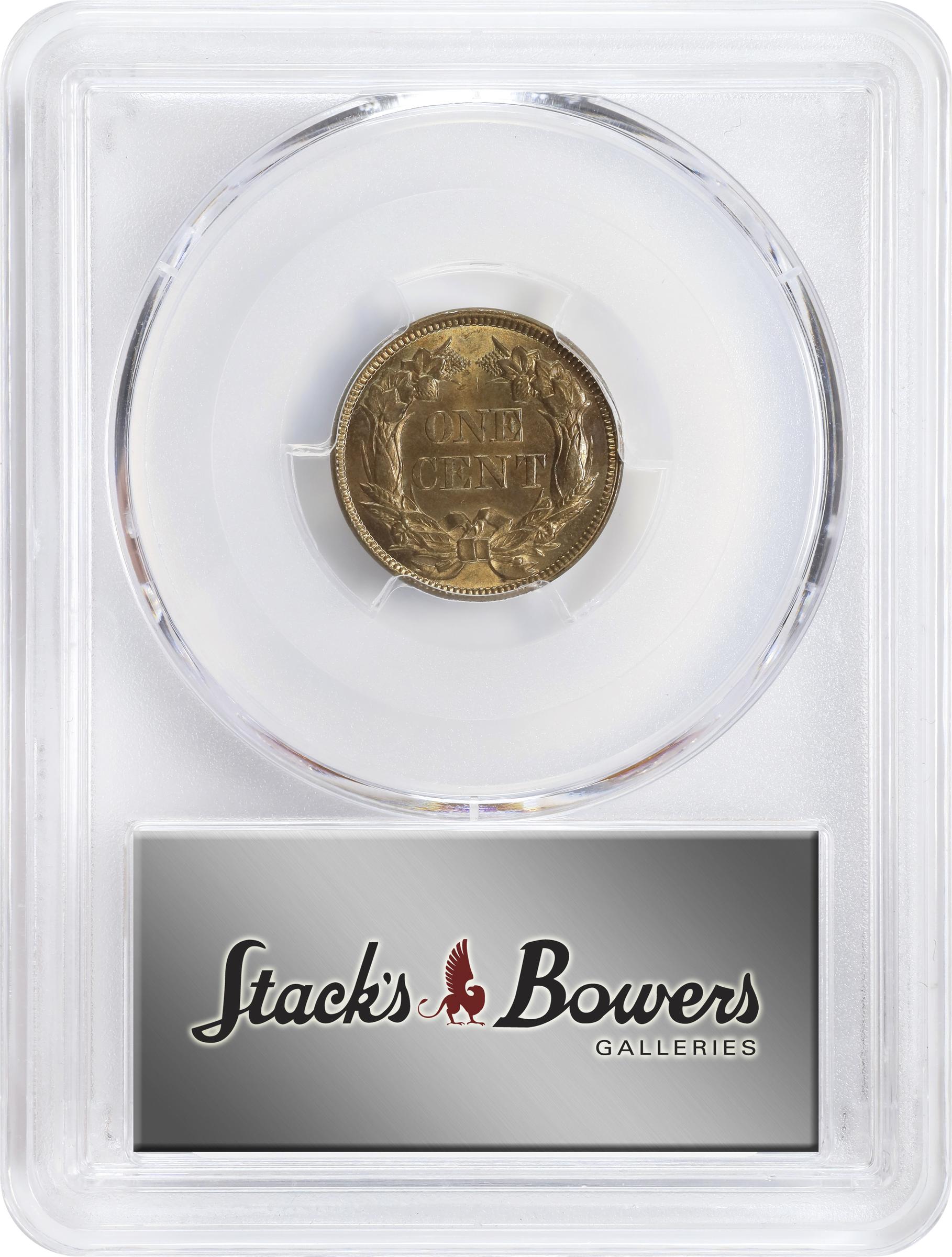 1857 Flying Eagle Cent. Snow-2, FS-401b. Type of 1856. MS-65 (PCGS