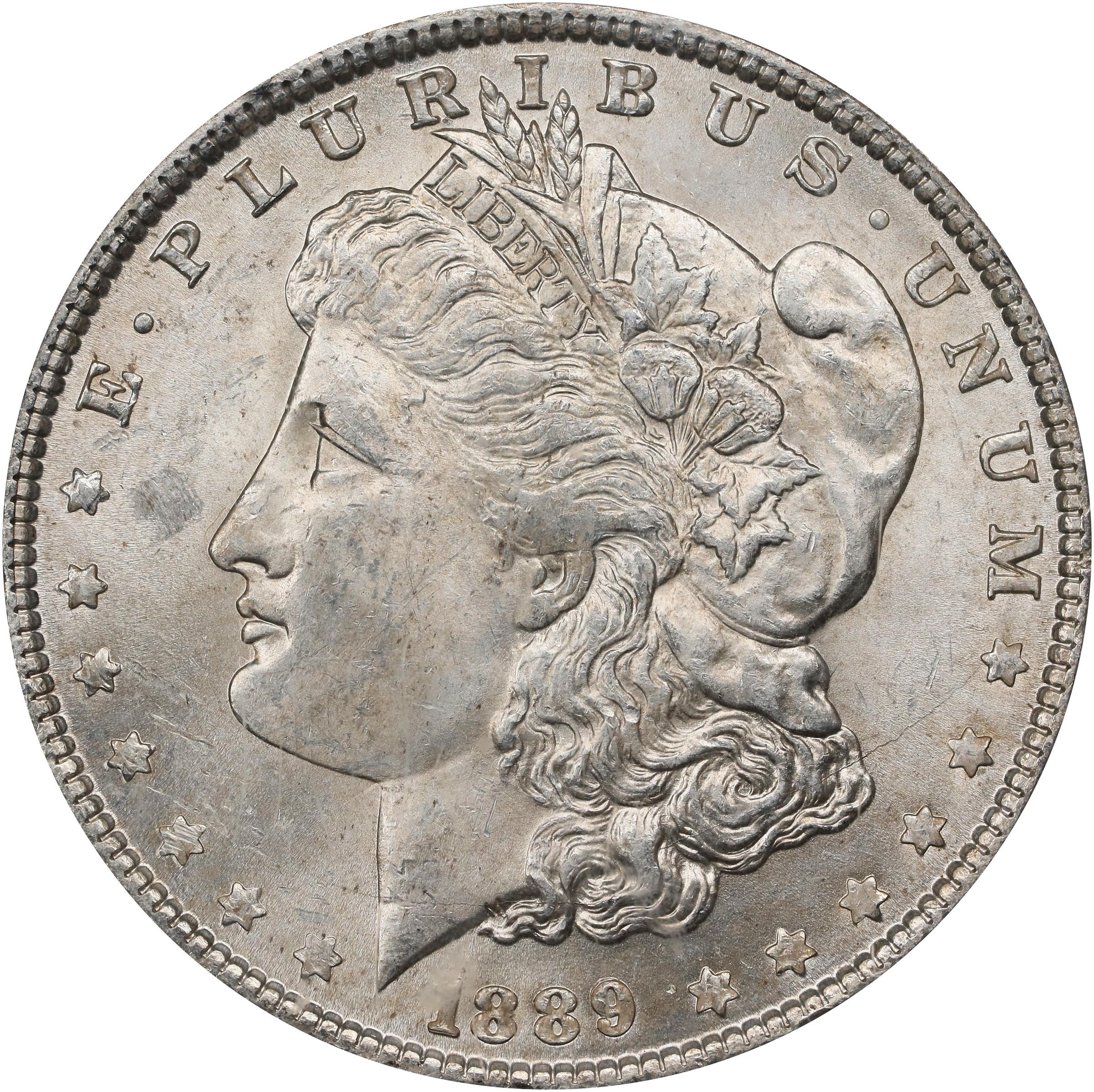 1889 Morgan Silver Dollar. MS-62 (PCGS)., MS62 - PCGS Auction Prices