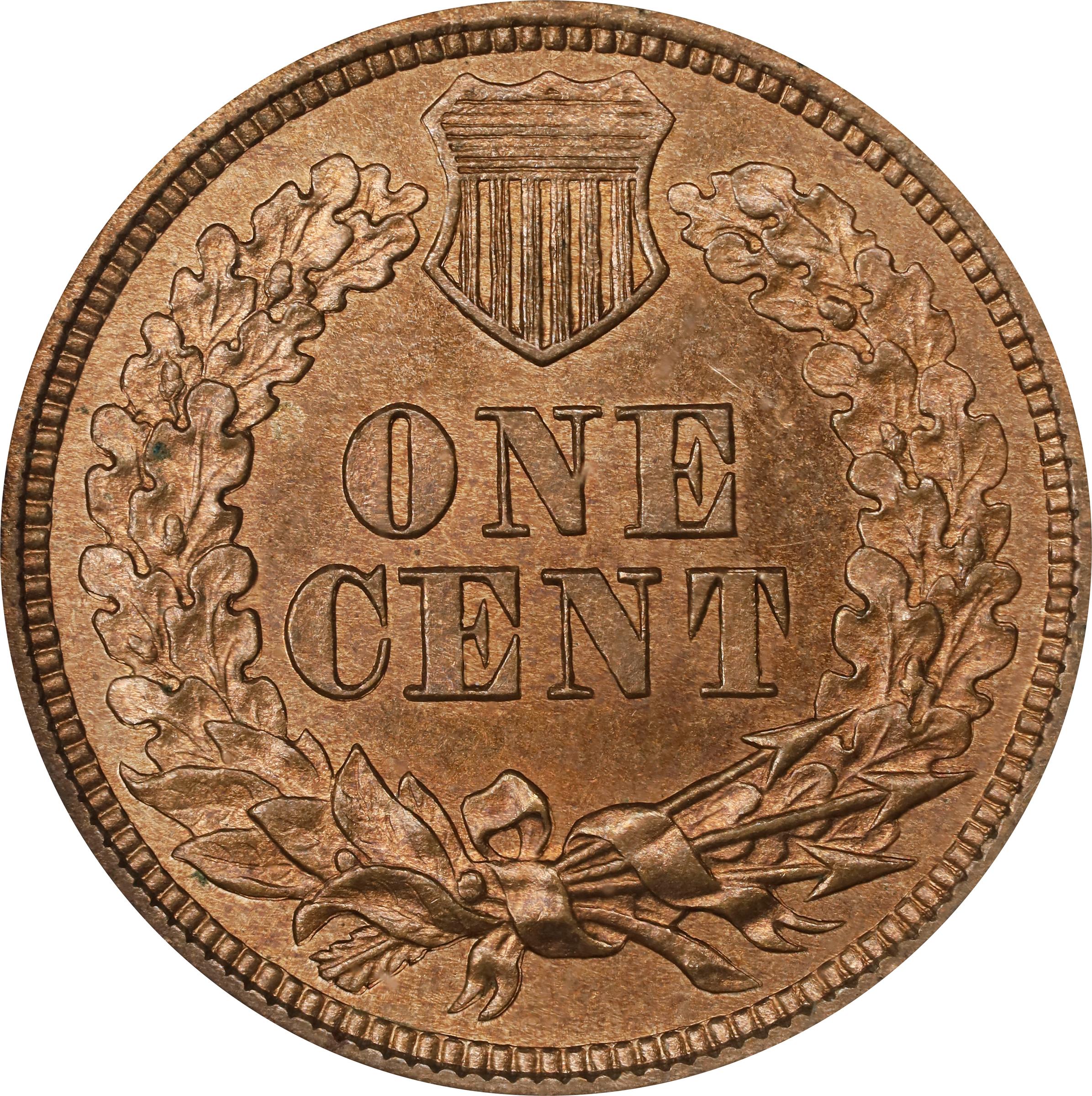 1859 Pattern Indian Cent. Judd-228, Pollock-272. Rarity-1. Copper