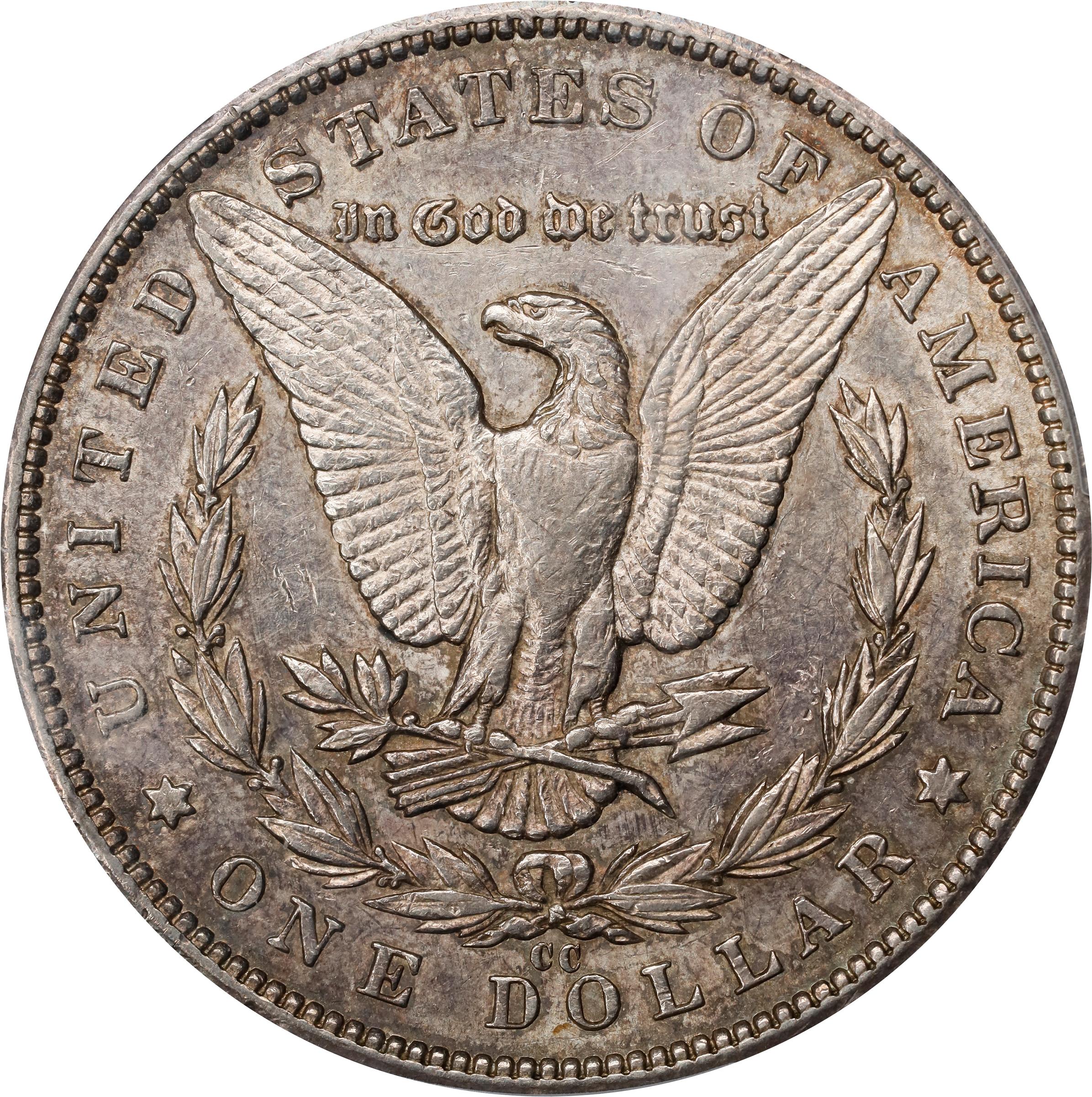 1893-CC Morgan Silver Dollar. AU-50 (PCGS)., AU50 - PCGS Auction