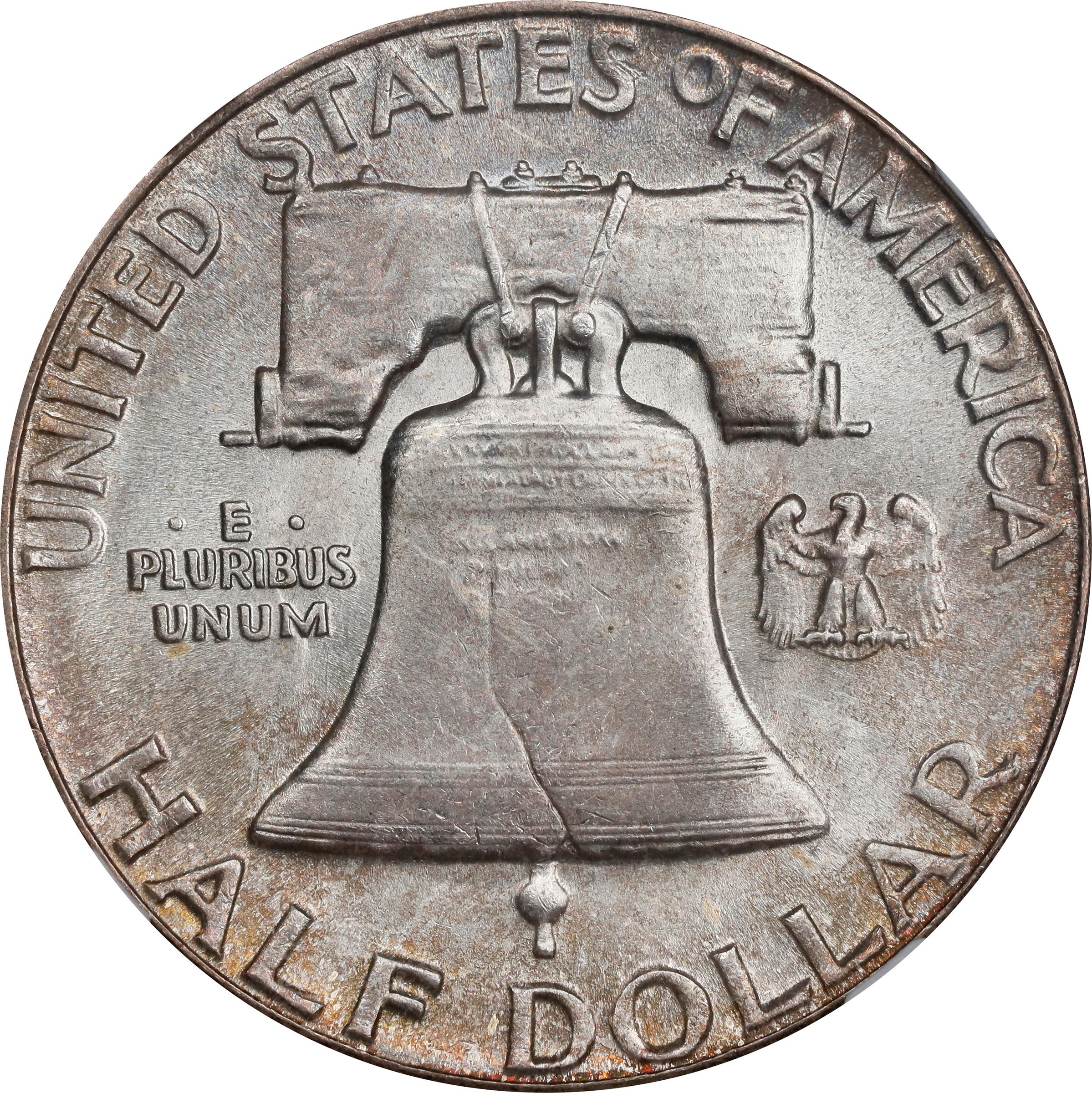 1955 Franklin Half Dollar. MS-67 FBL (NGC)., MS67FBL - PCGS