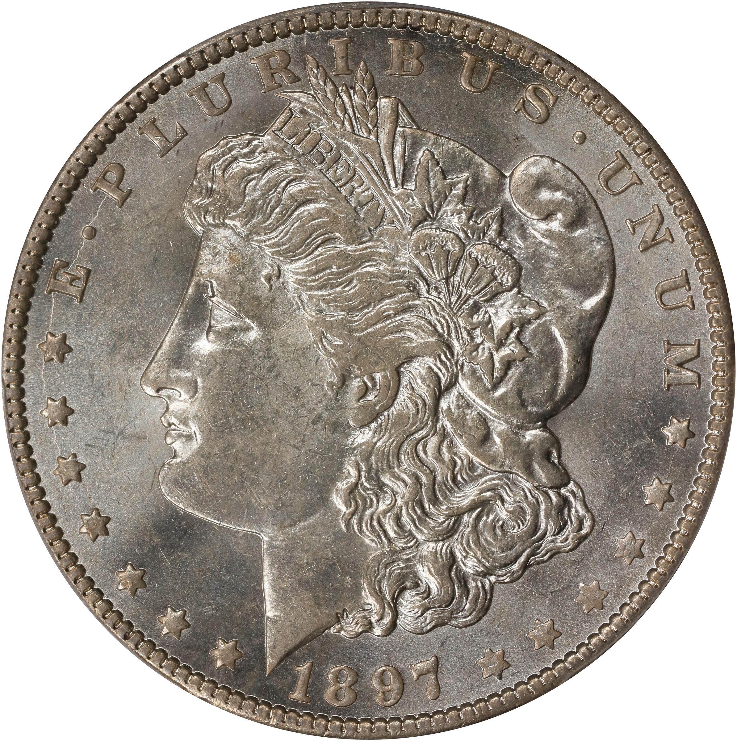 1897-O Morgan Silver Dollar. MS-62 (PCGS)., MS62 - PCGS Auction Prices