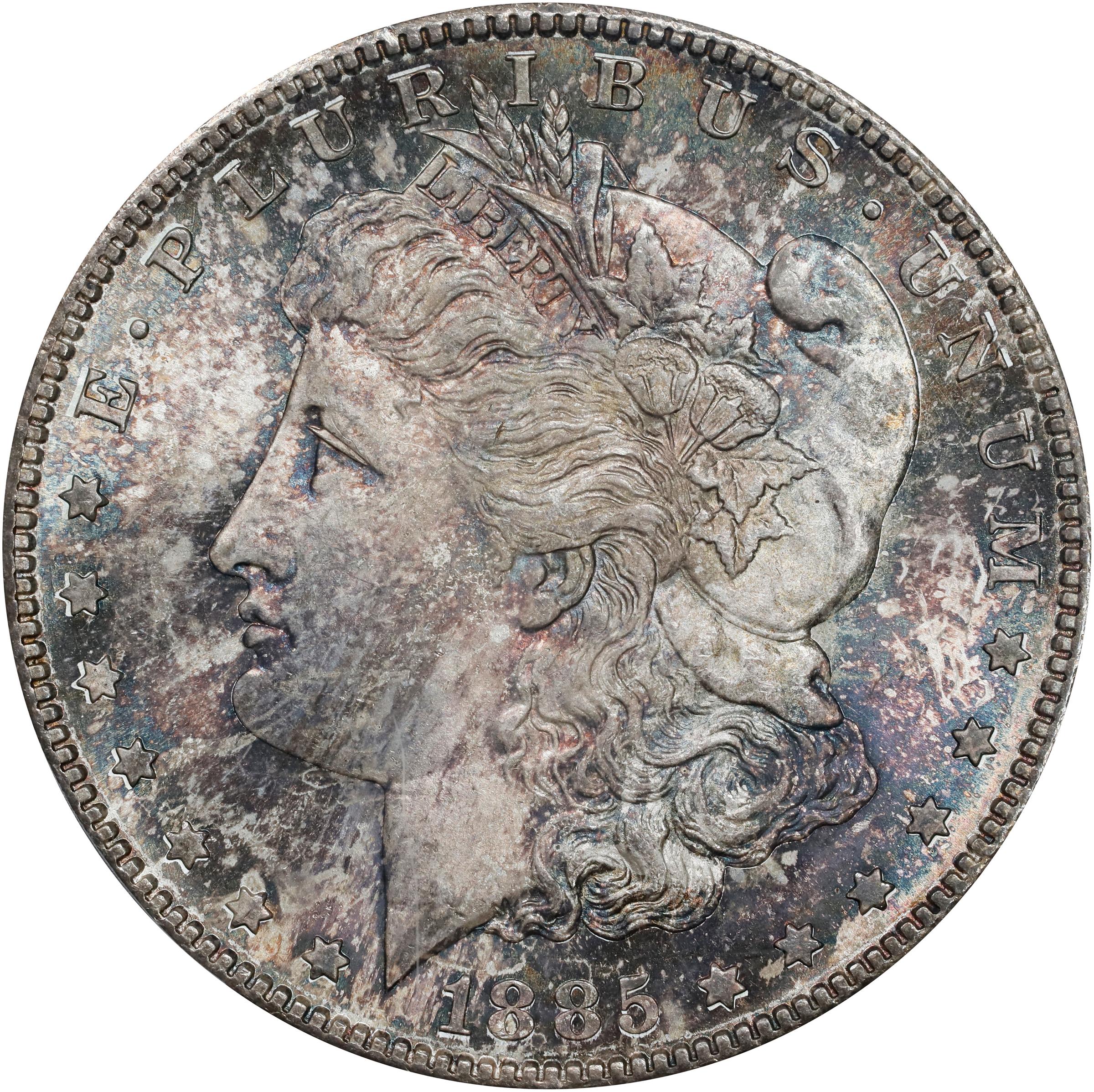 1885年 モルガン銀貨 PCGS MS 63 マクラーレンコレクション II
