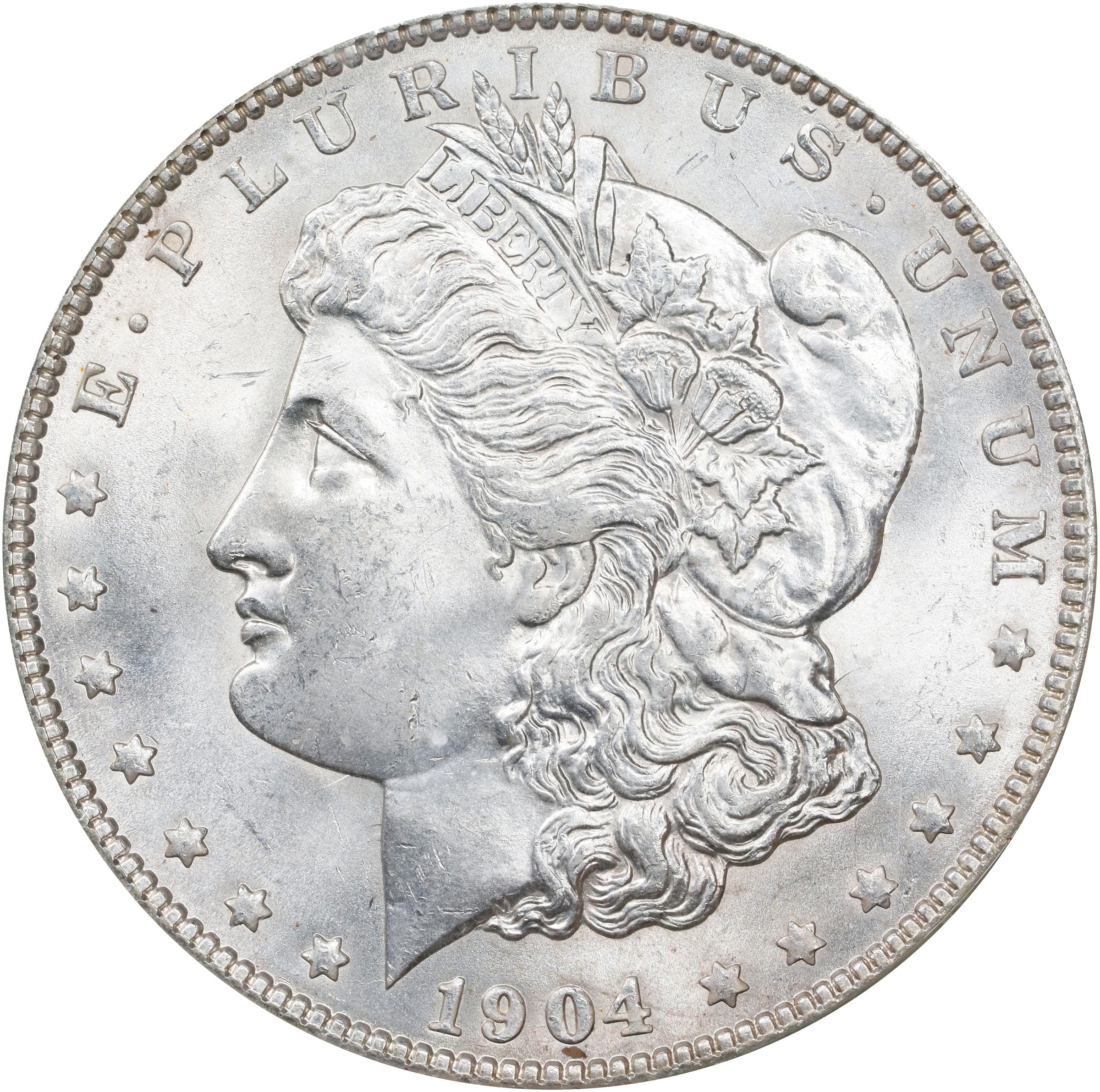1904-O Morgan Silver Dollar. MS-64 (PCGS). OGH., MS64 - PCGS