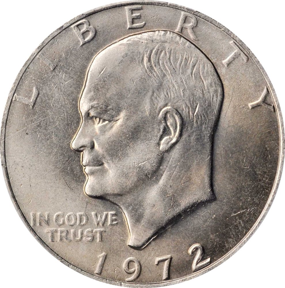 1972 Eisenhower Dollar. Type II Reverse. FS-901. MS-65+ (PCGS