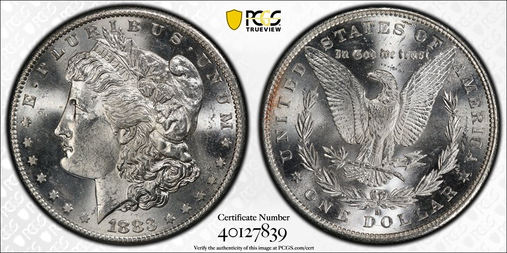 1883-O モルガンダラー PCGS MS64 Morgan dollar 5.jpg