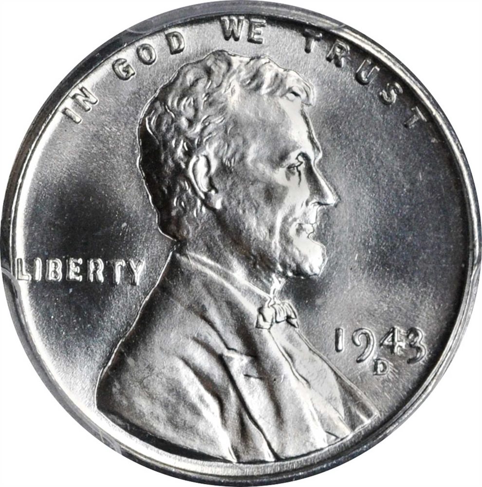1943-D Lincoln Cent. MS-68 (PCGS)., MS68 - PCGS Auction Prices