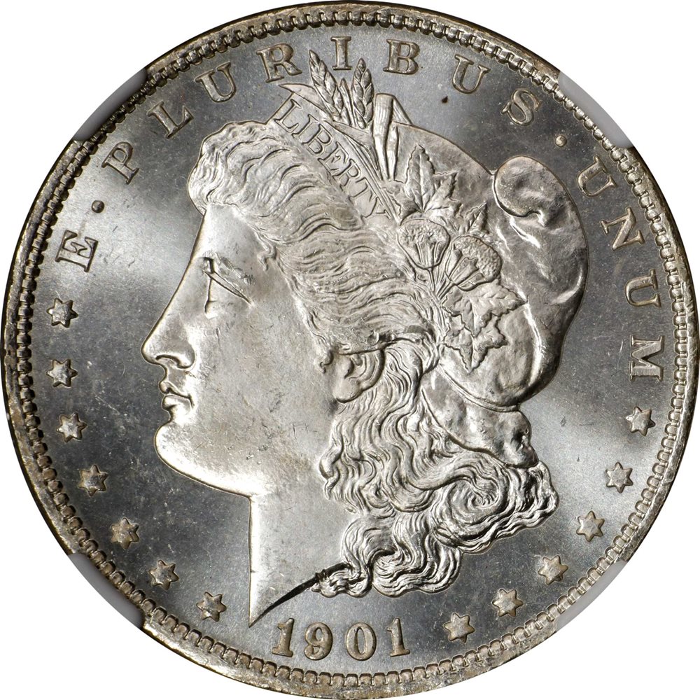 1901-O Morgan Silver Dollar. MS-67 (NGC)., MS67 - PCGS Auction Prices