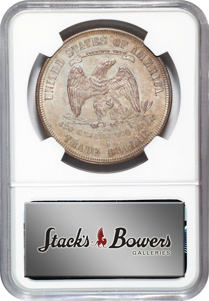 1878-S Trade Dollar. MS-64+ (NGC). CAC., MS64+ - PCGS