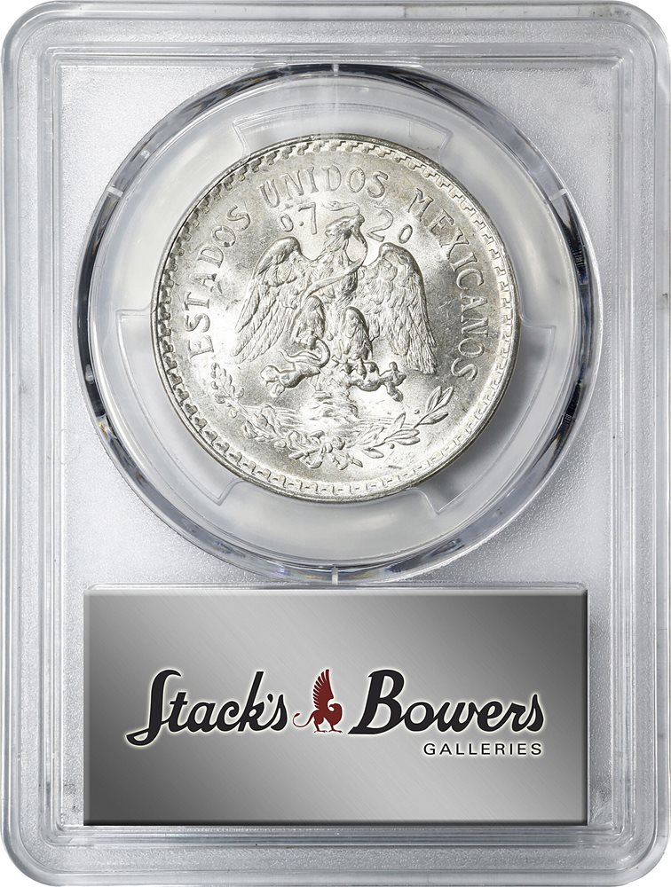 MEXICO. Peso, 1943-M. Mexico City Mint. PCGS MS-66., MS66 - PCGS