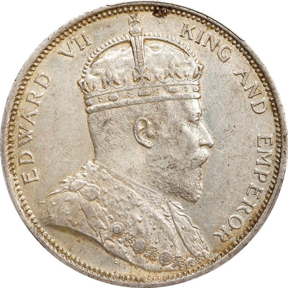 STRAITS SETTLEMENTS. Dollar, 1904-B. Bombay Mint. Edward VII. PCGS