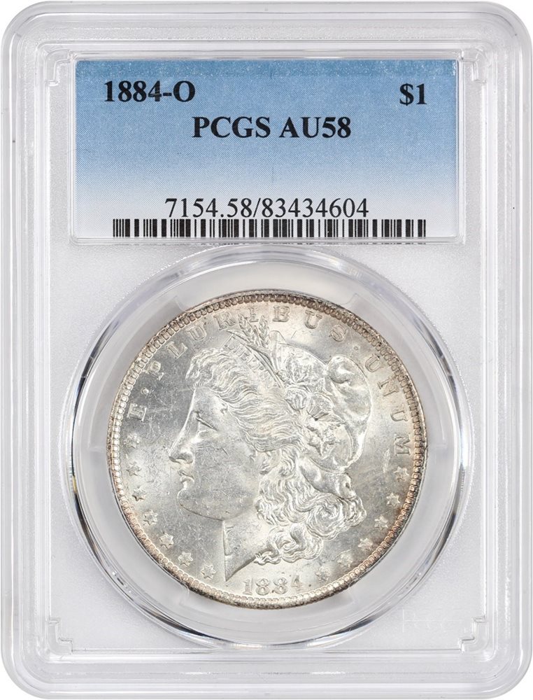 東三省一分 PCGS AU58 1884-O $1 PCGS AU58, AU58 - PCGS Auction Prices