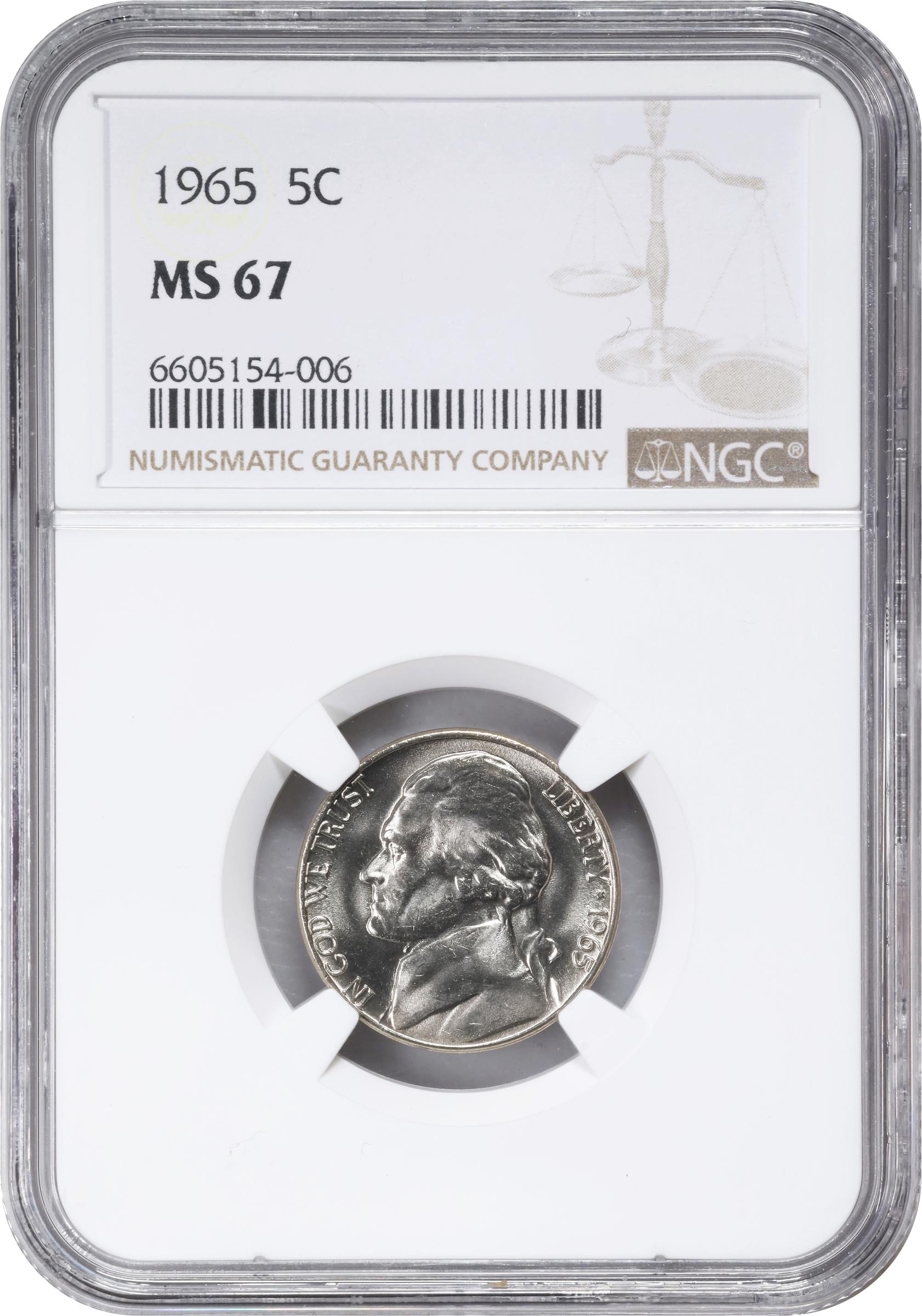 【5枚組】NGC MS65・64 1968年カナダ$１・50.25.10.5C nickel_1950_D_65FS_ngc-