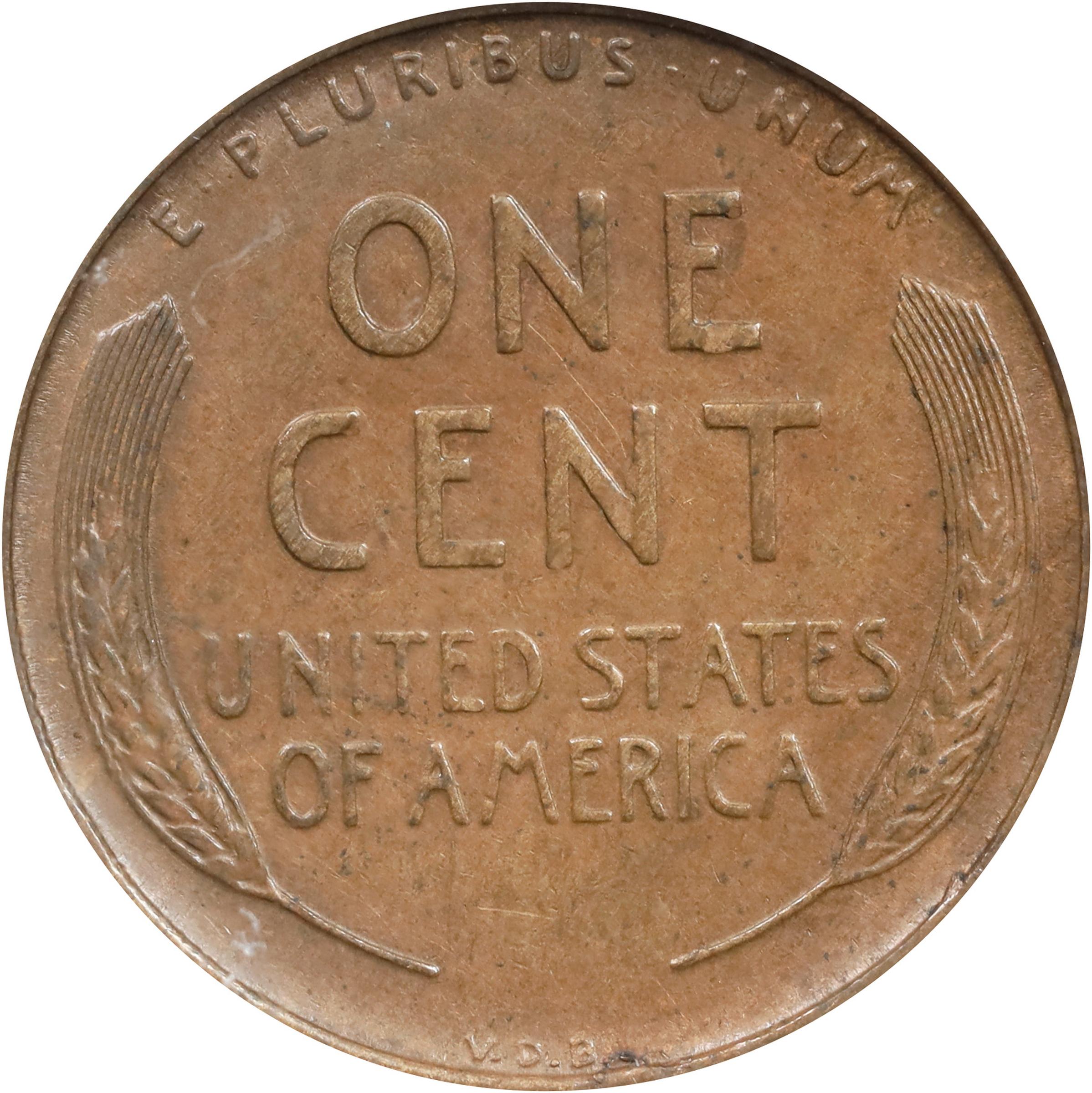 1909-S Lincoln Cent. V.D.B. AU-50 (PCGS)., AU50BN - PCGS Auction