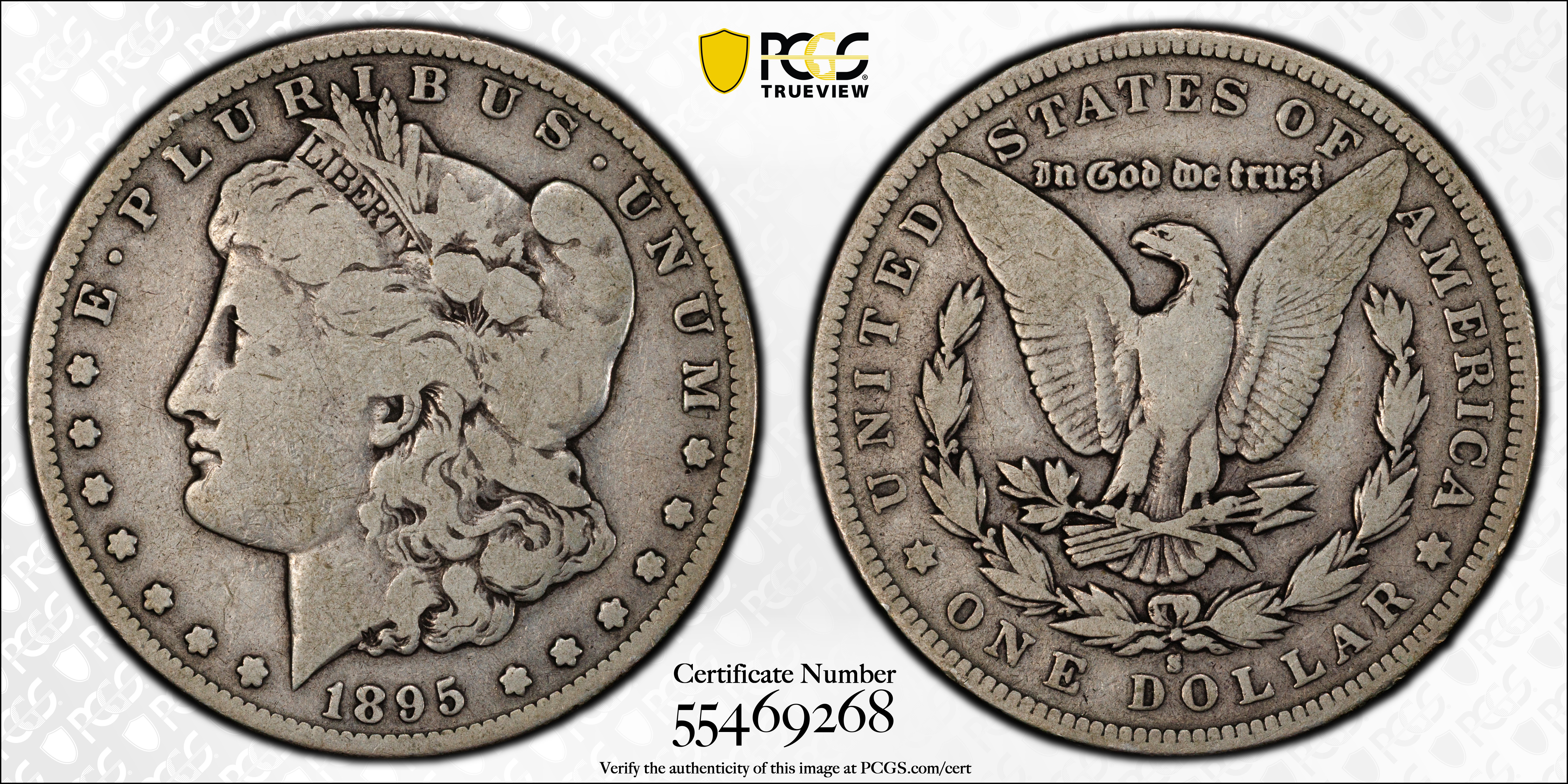 1895-S Morgan Silver Dollar. VG-8 (PCGS)., VG8 - PCGS Auction Prices