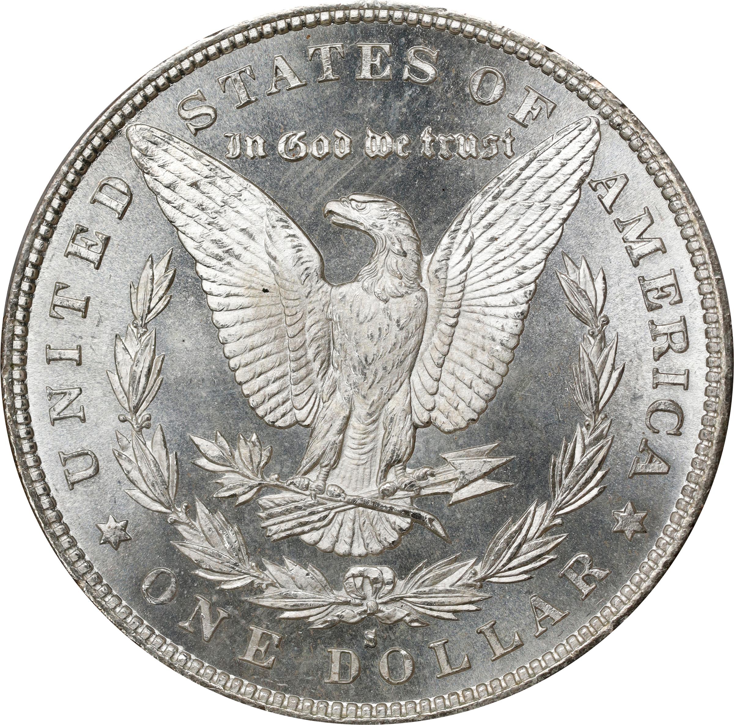 1880-S Morgan Silver Dollar. MS-66+ (PCGS)., MS66+ - PCGS Auction