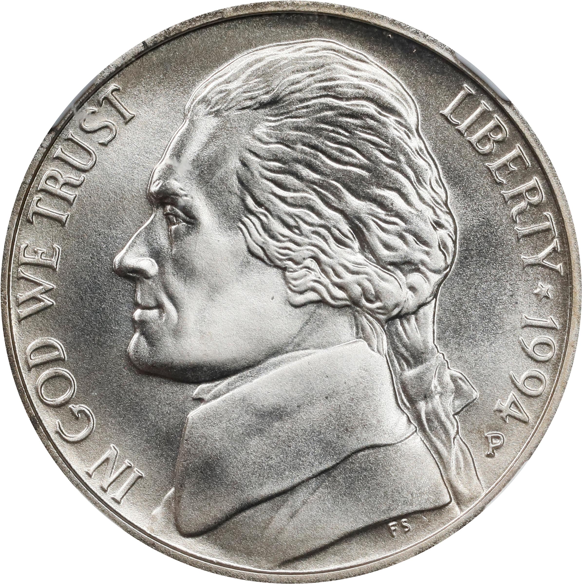 1994-P Jefferson Nickel. Matte Finish. Specimen-70 (NGC)., SP70