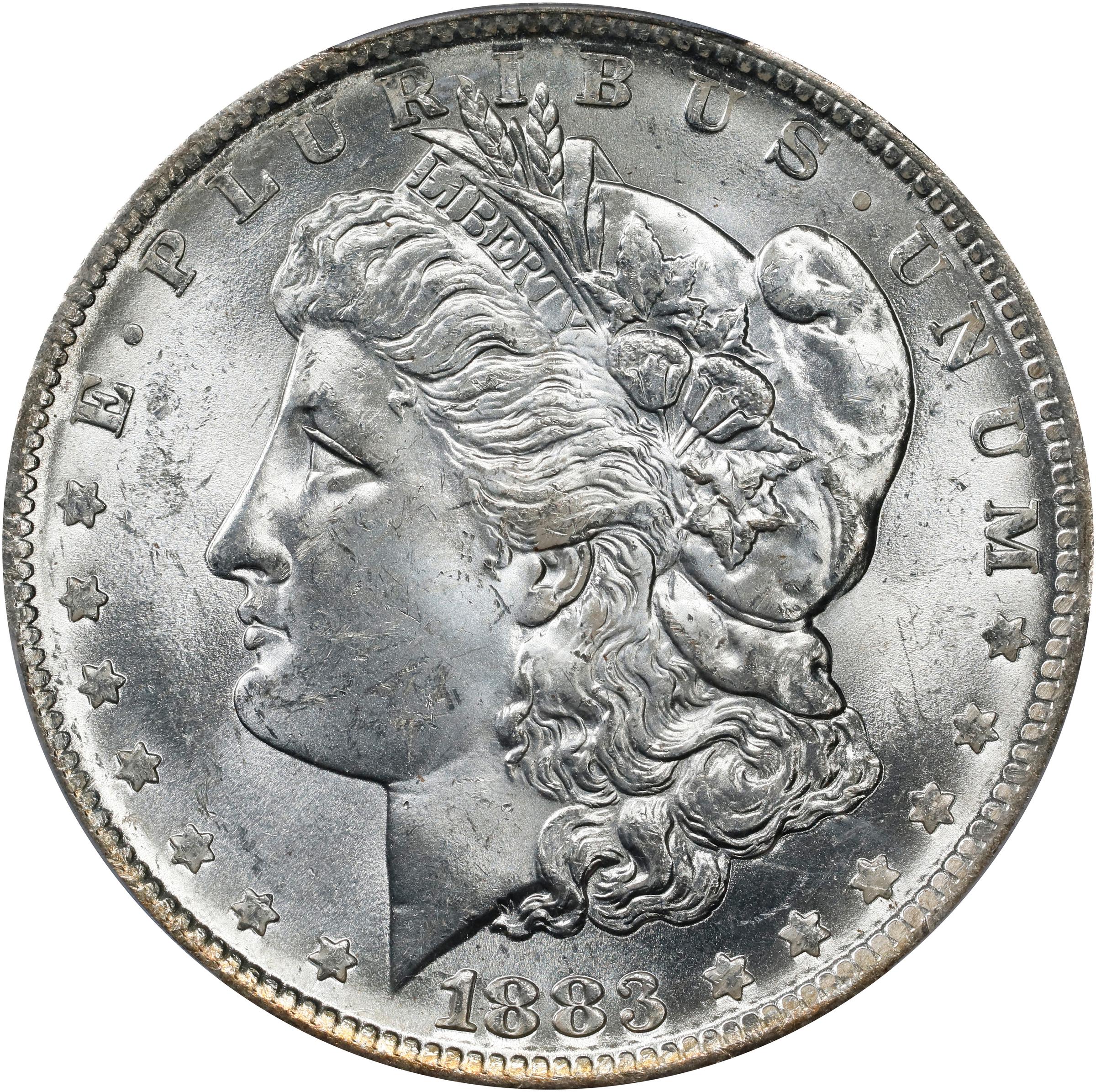 1883-O Morgan Silver Dollar. MS-64 (PCGS)., MS64 - PCGS Auction Prices