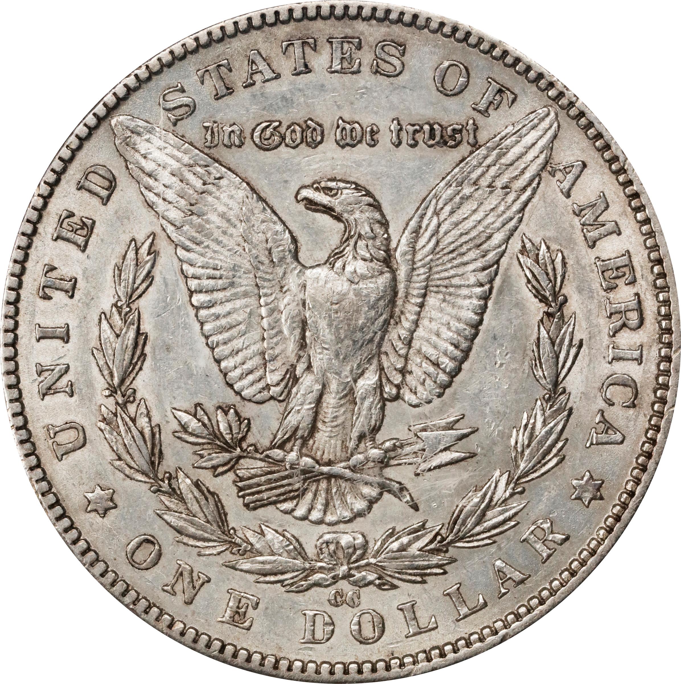 1889-CC Morgan Silver Dollar. AU-50 (PCGS)., AU50 - PCGS Auction