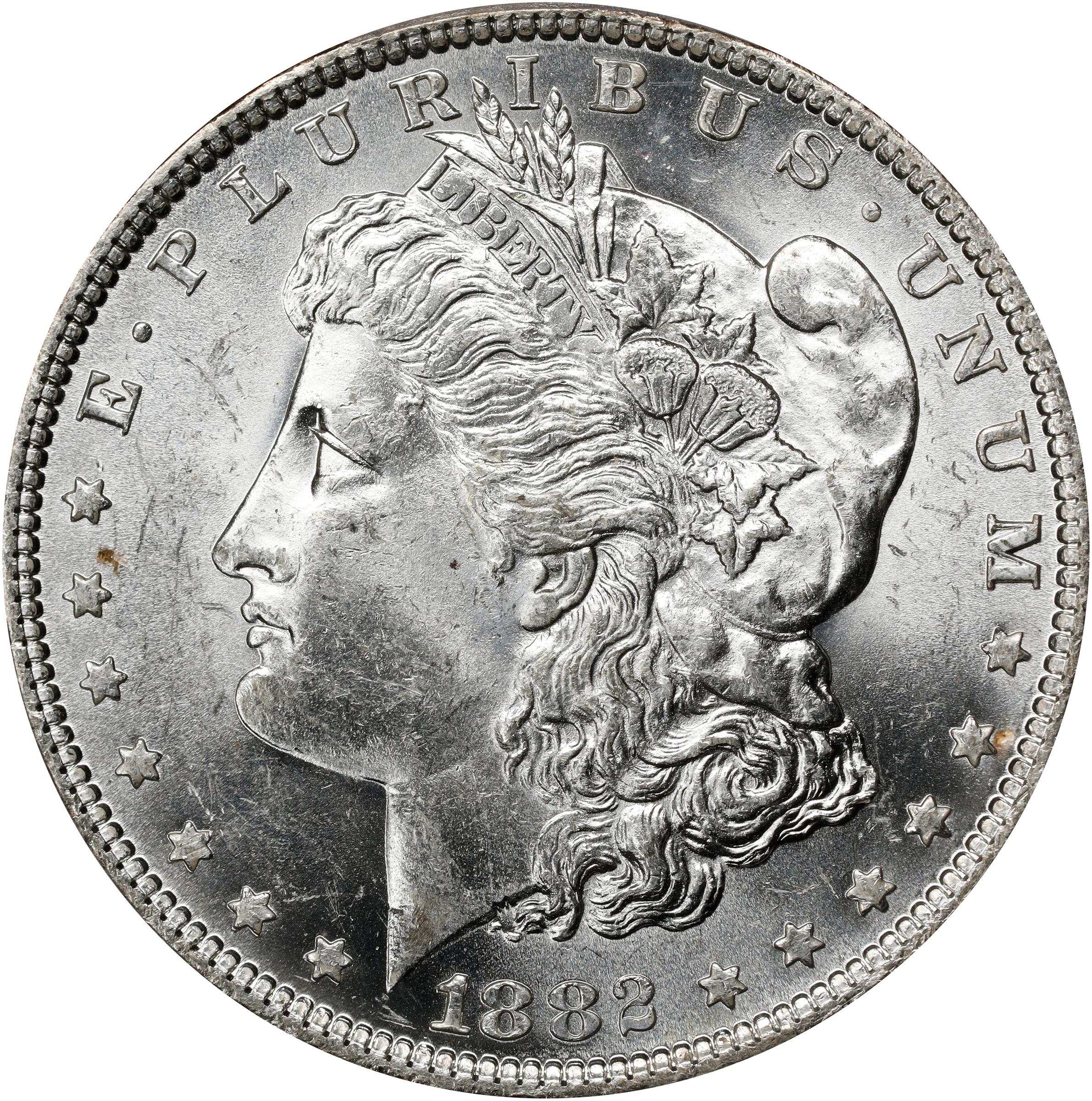 1882-O Morgan Silver Dollar. MS-62 (PCGS)., MS62 - PCGS Auction Prices