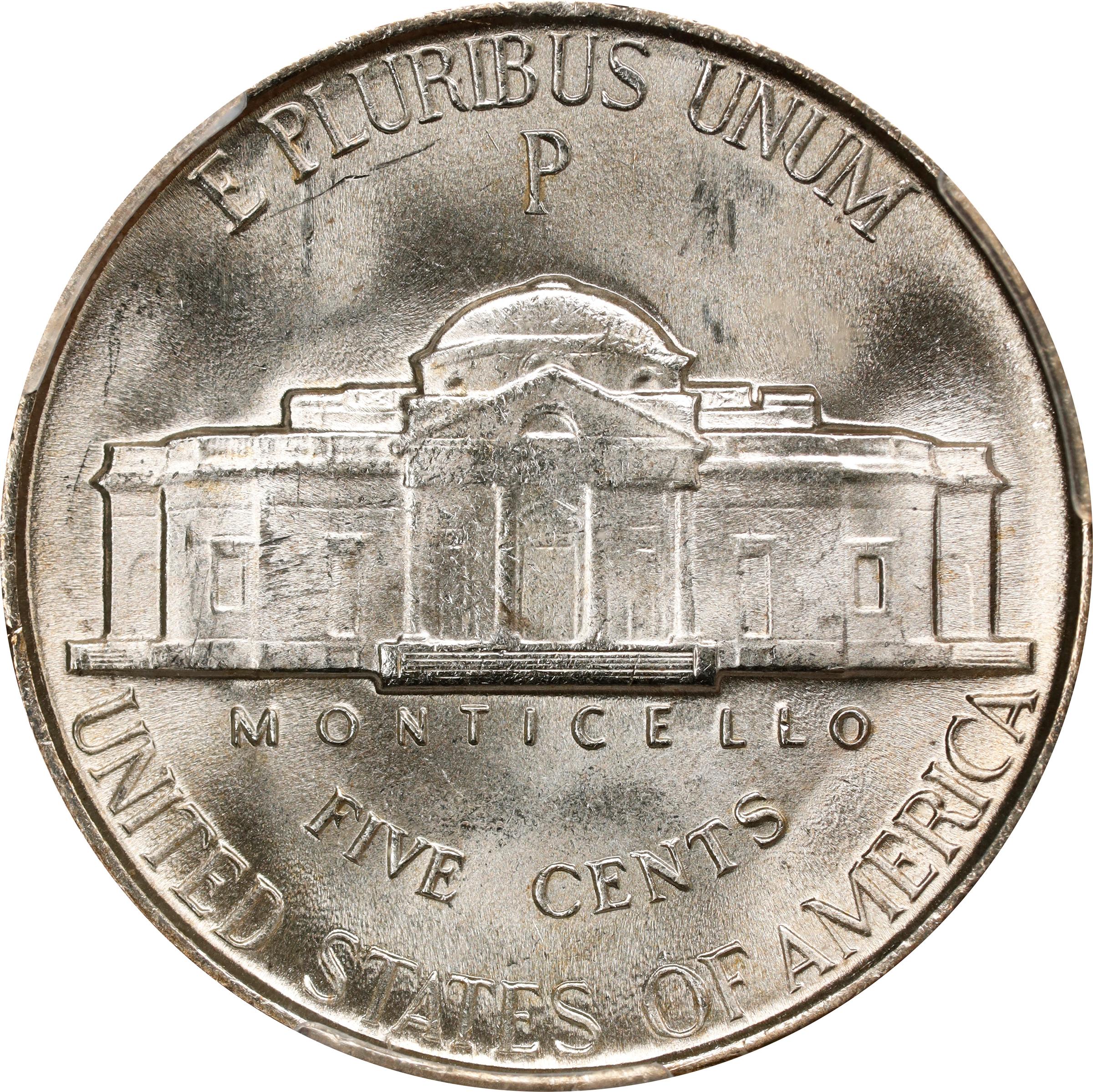 1945-P Jefferson Nickel. MS-66 FS (PCGS)., MS66FS - PCGS Auction