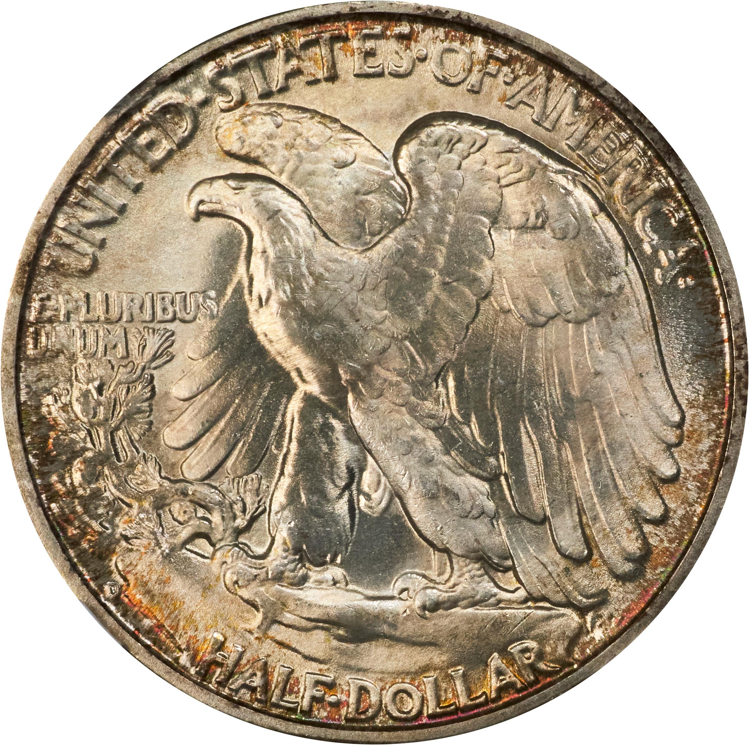 1947-D Walking Liberty Half Dollar. MS-67 (NGC)., MS67 - PCGS