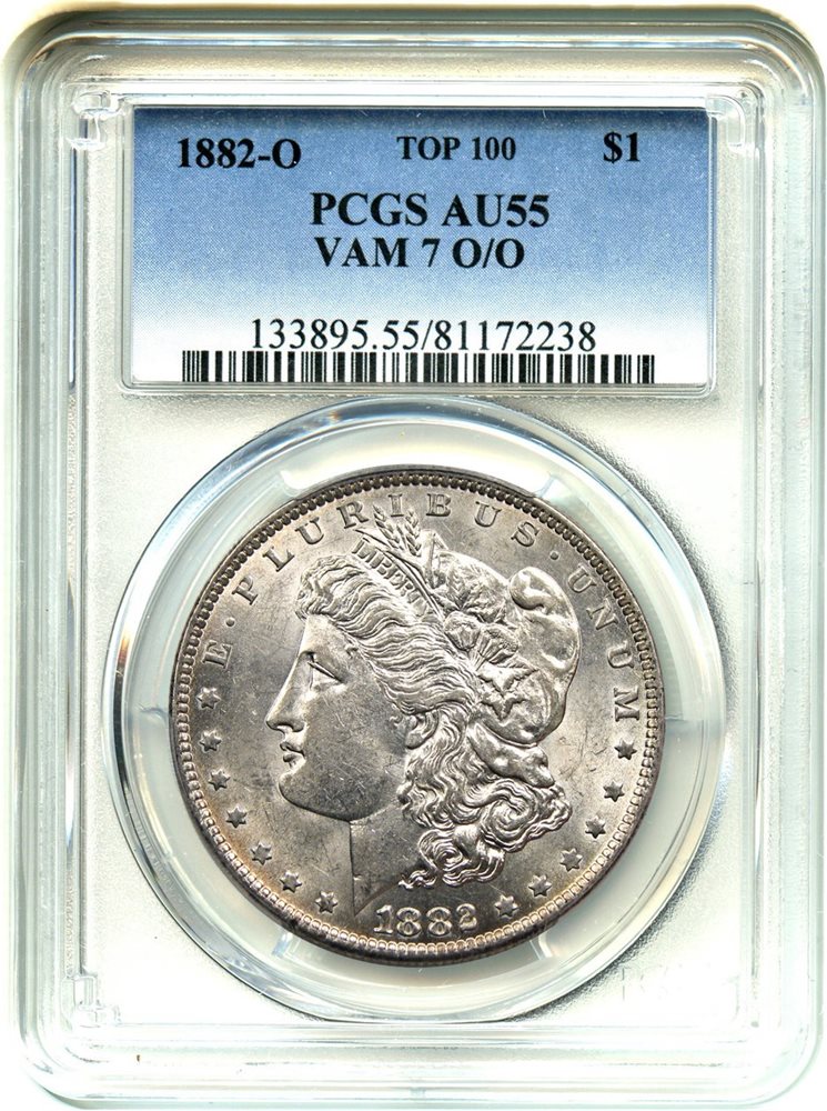PCGS PR66DCAM サウジアラビア 1998 100Hal 王国100年 Top 100 VAM: 1882-O $1 PCGS AU55 (VAM-7, O/O), AU55 - PCGS Auction