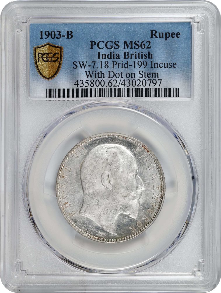 MS64 英領インド ルピー 銀貨 1862B PCGS india rupee 1862 India 1/4 Rupee Silver Coin | eBay